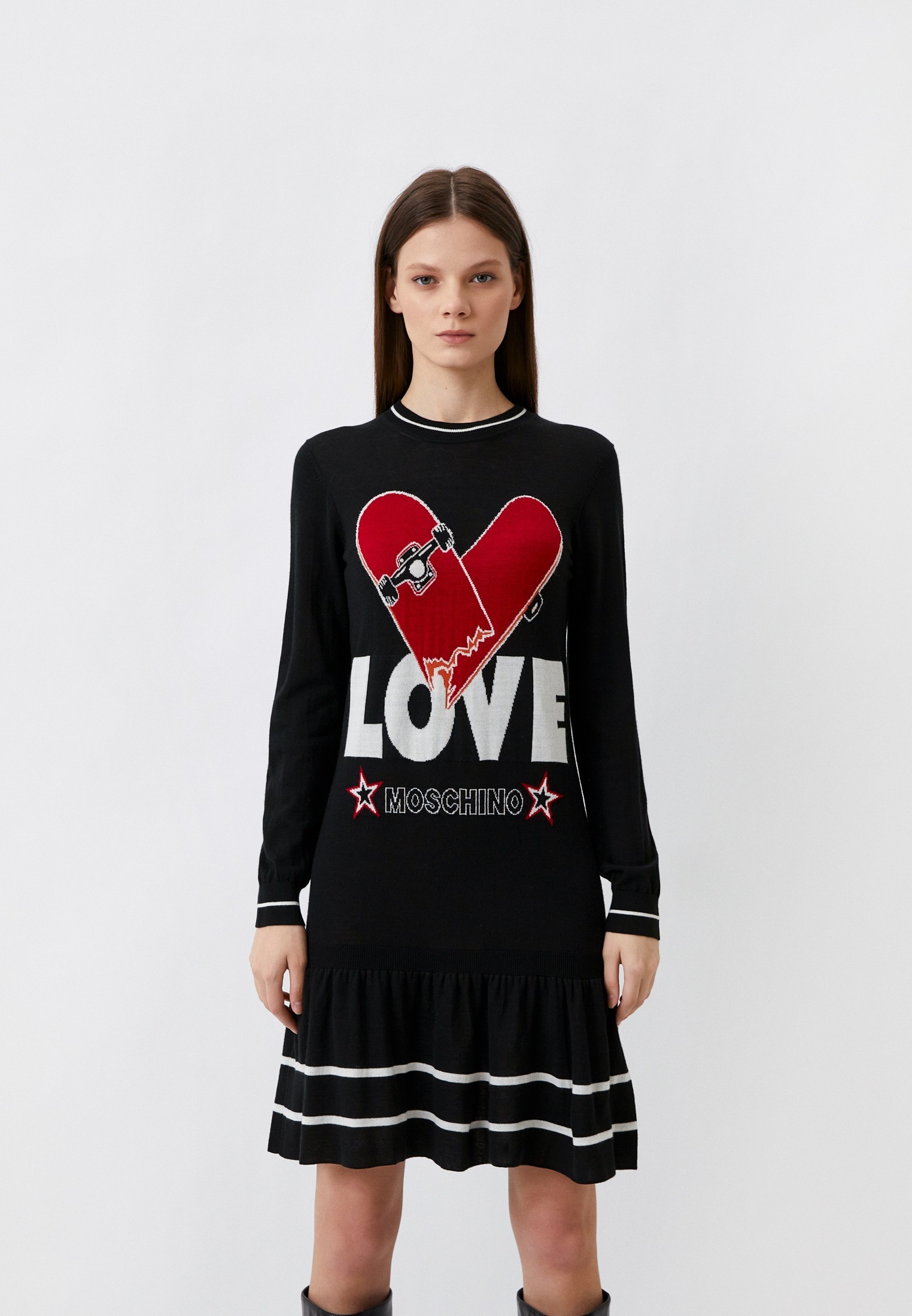 Вязаное платье Love Moschino W S E09 10 X 1306