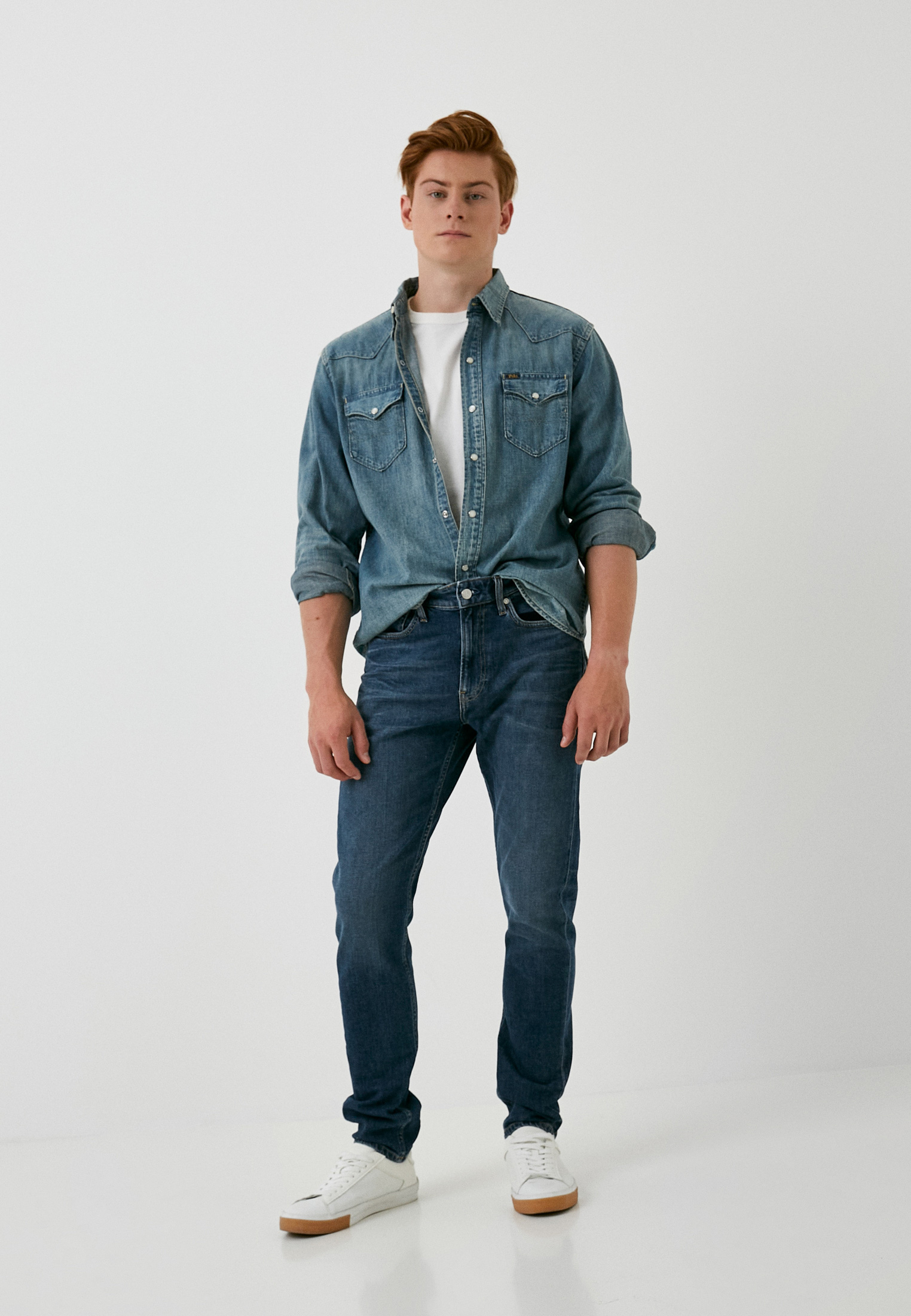 Зауженные джинсы мужские Calvin Klein Jeans J30J323372 купить за 12800 руб.
