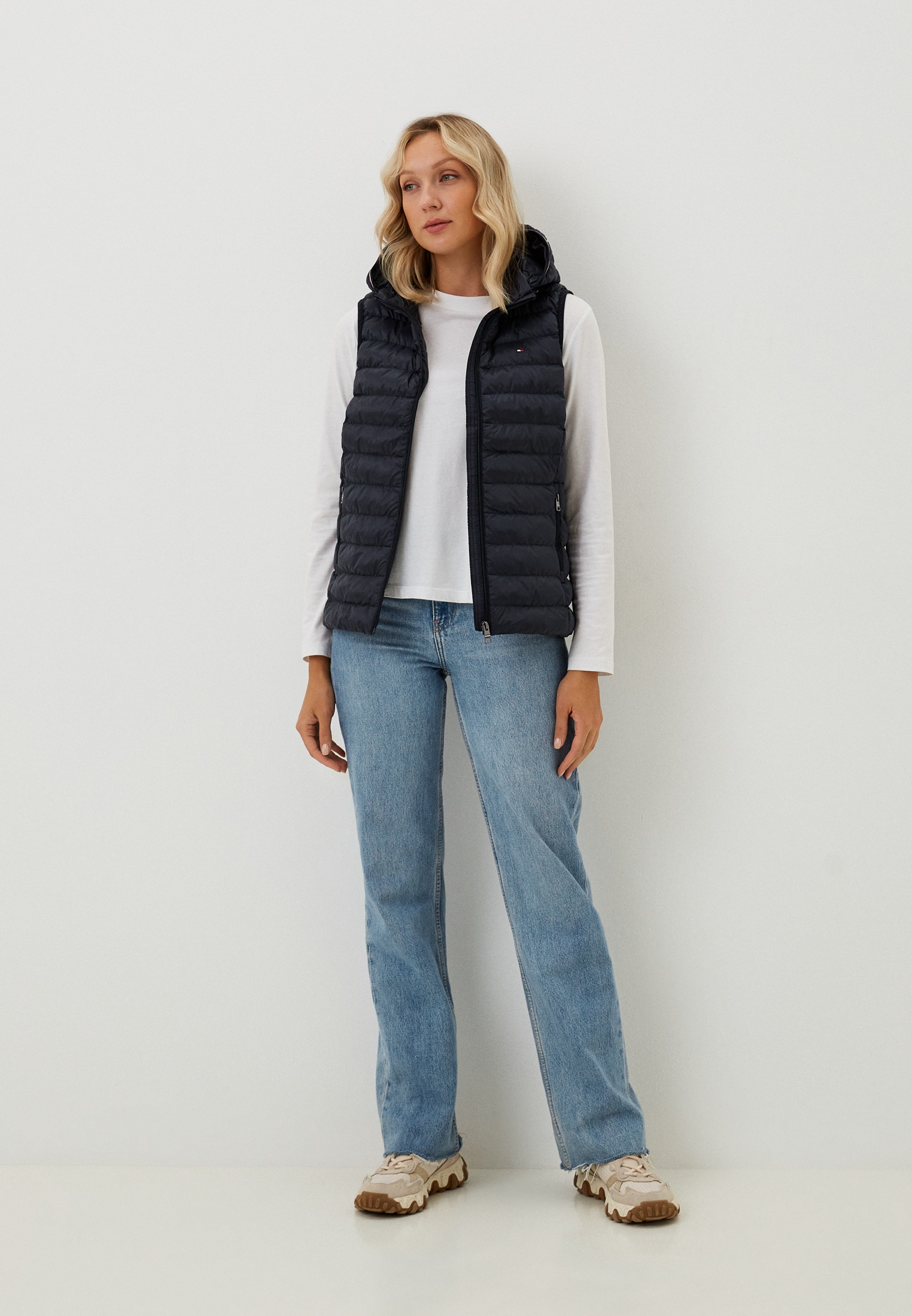 Жилет женский Tommy Hilfiger (Томми Хилфигер) WW0WW40779 цвет синий ...