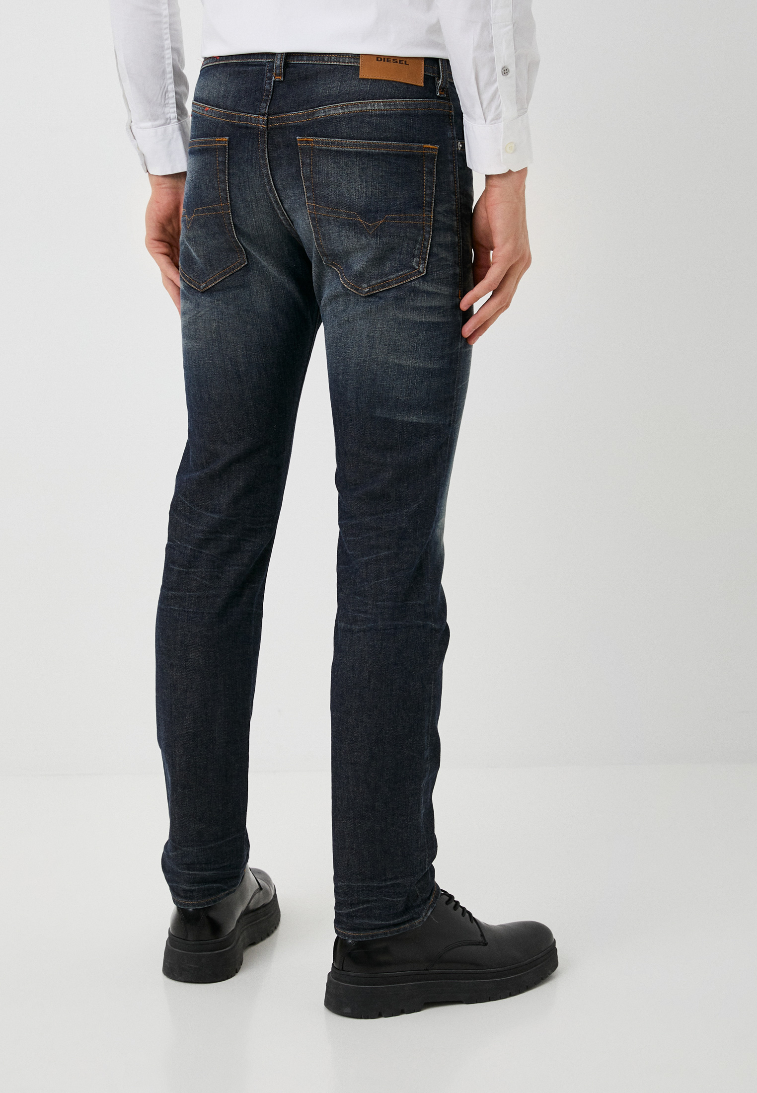 Мужские зауженные джинсы Diesel (Дизель) 00SDHA084ZU: изображение 7