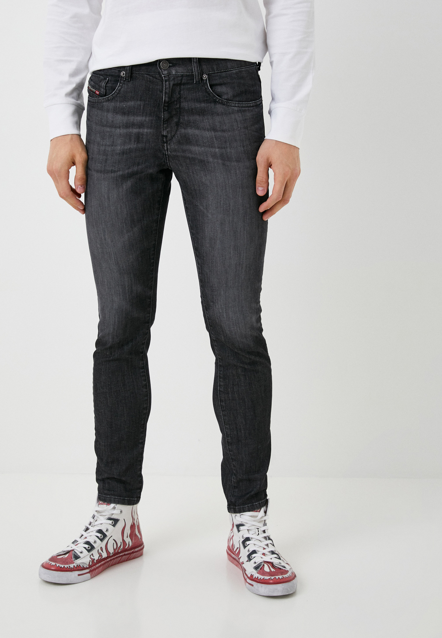 Мужские зауженные джинсы Diesel (Дизель) A0551109D08: изображение 4