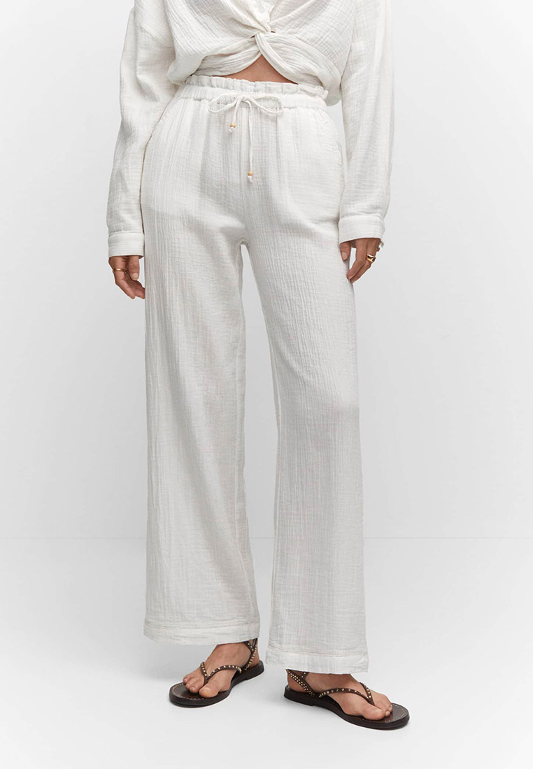 Женские широкие и расклешенные брюки Mango (Манго) 57050104