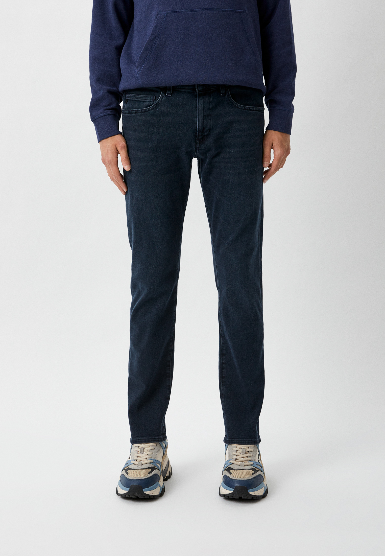 Мужские прямые джинсы Boss (Босс) 50496192: изображение 1