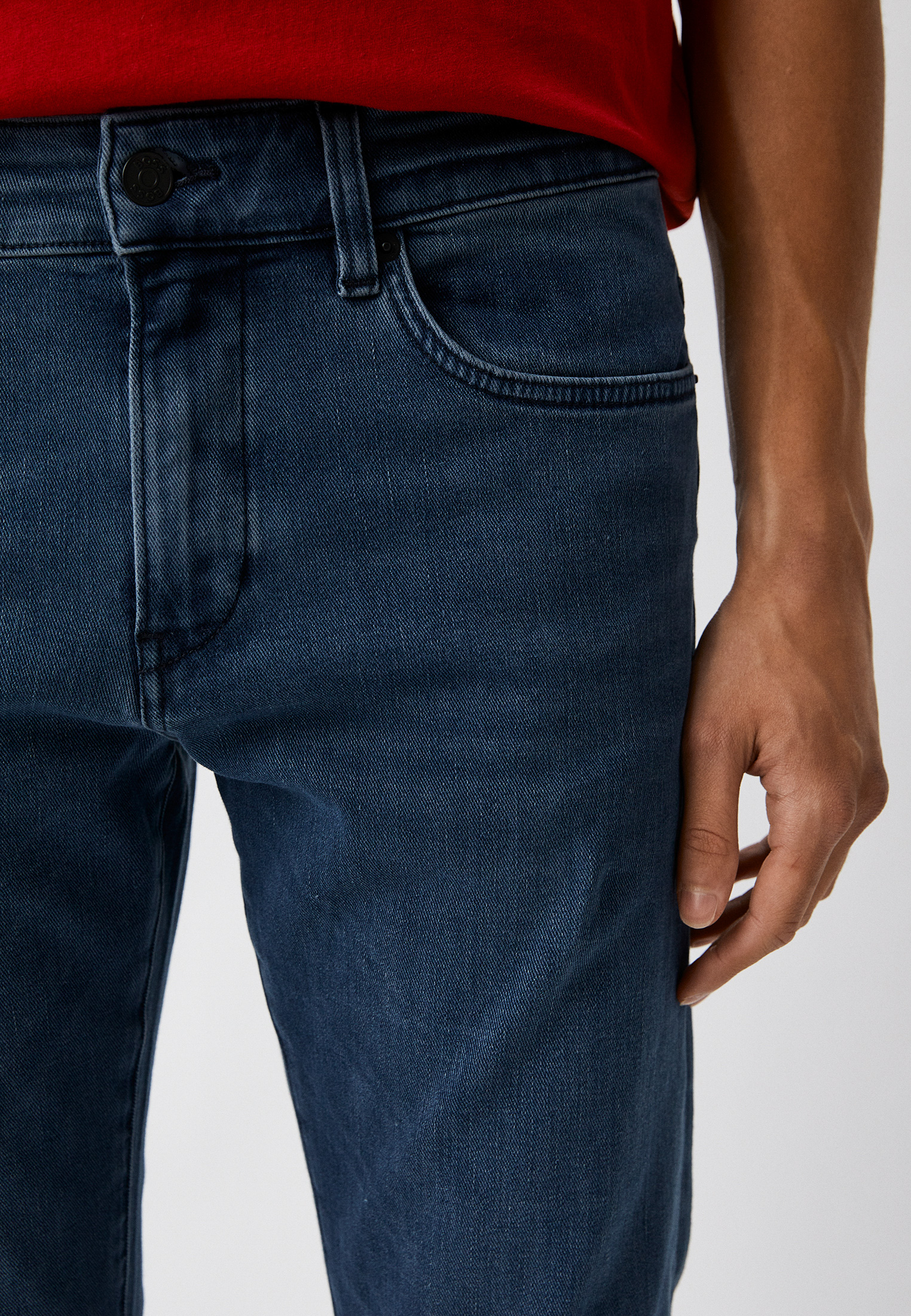 Мужские зауженные джинсы Boss (Босс) 50496203: изображение 4
