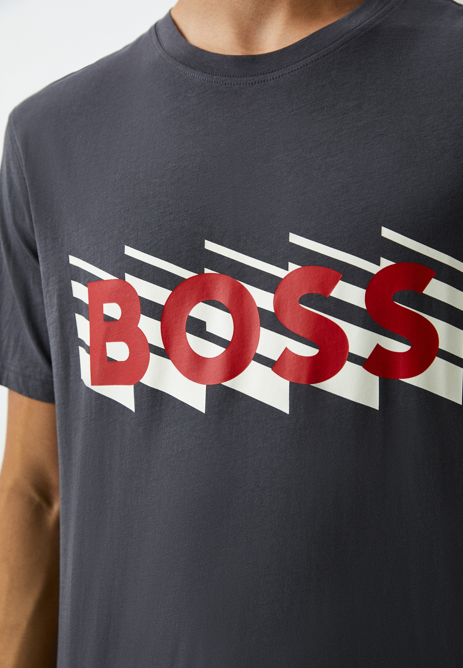 Мужская футболка Boss (Босс) 50495719: изображение 4