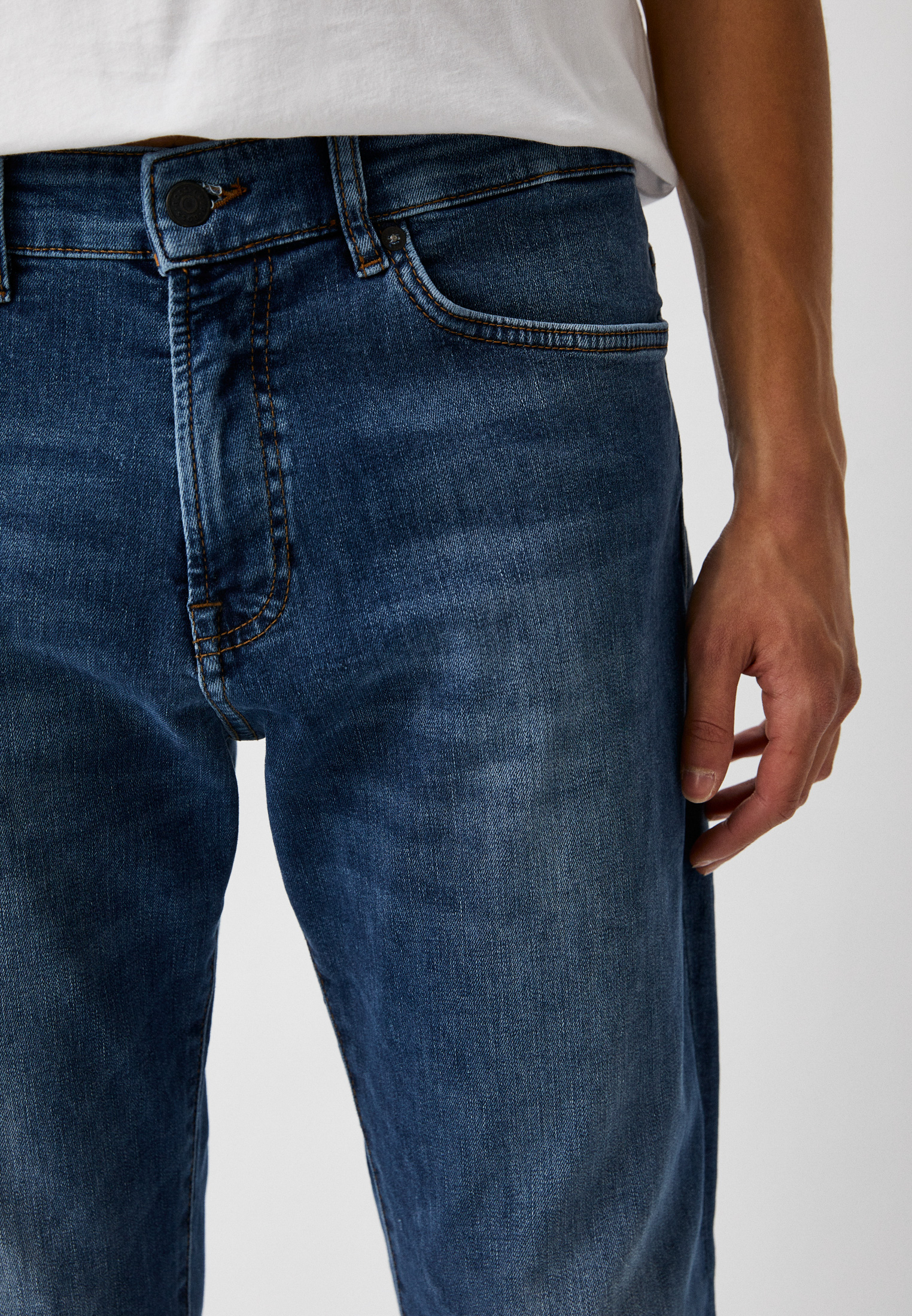Мужские зауженные джинсы Boss (Босс) 50498480: изображение 4