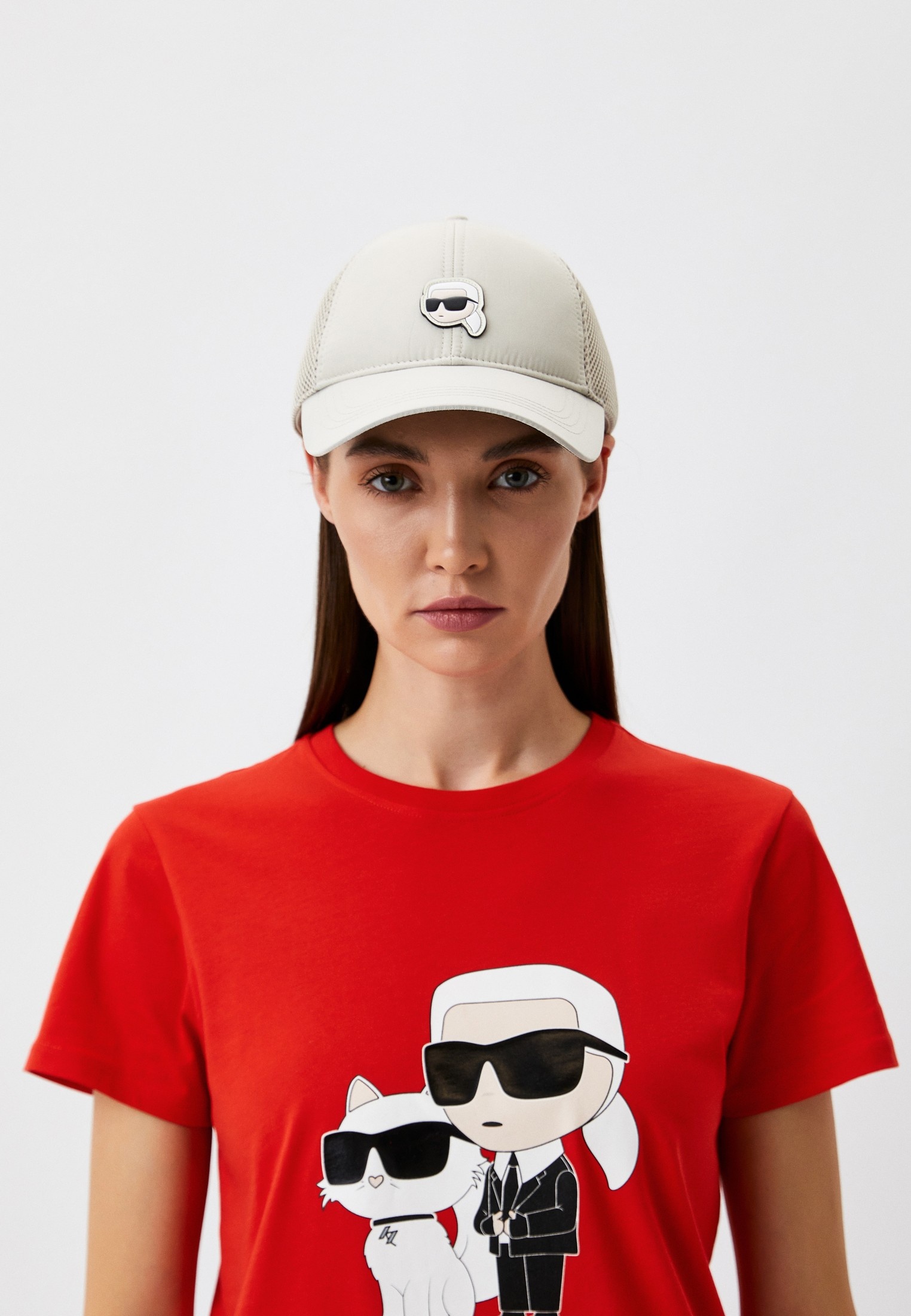 Бейсболка женская Karl Lagerfeld 235W3401 купить за 9090 руб.