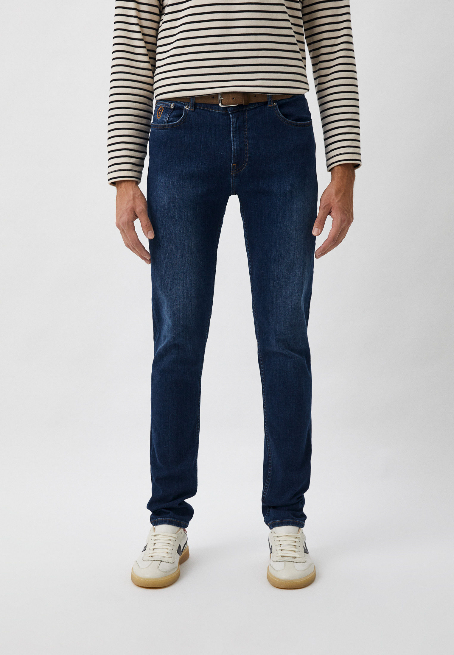 Мужские зауженные джинсы Trussardi (Труссарди) 52J00153-1T006328-C-002