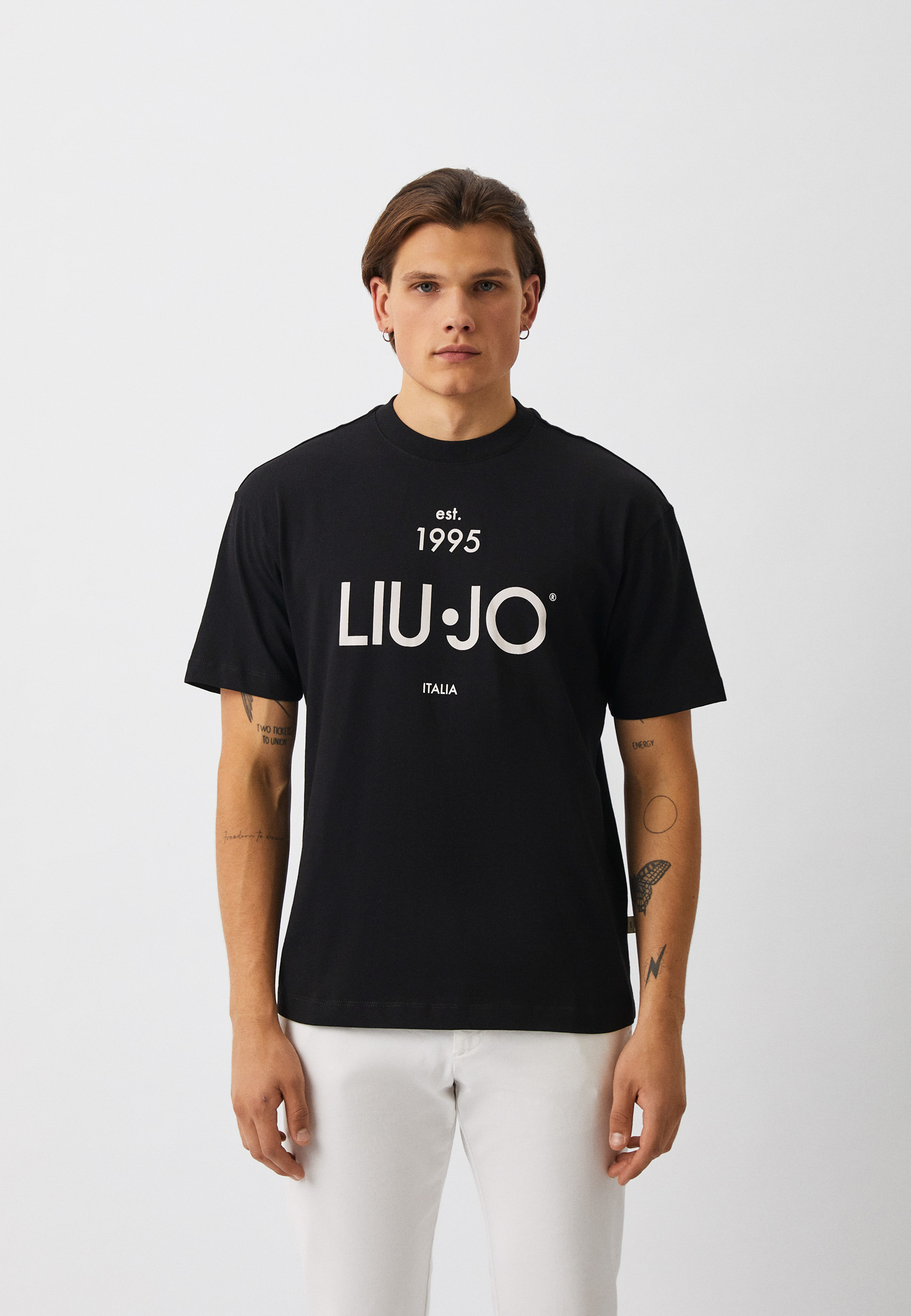 Мужская футболка Liu Jo Uomo (Лиу Джо Уомо) M000P204ESTTEE: изображение 5
