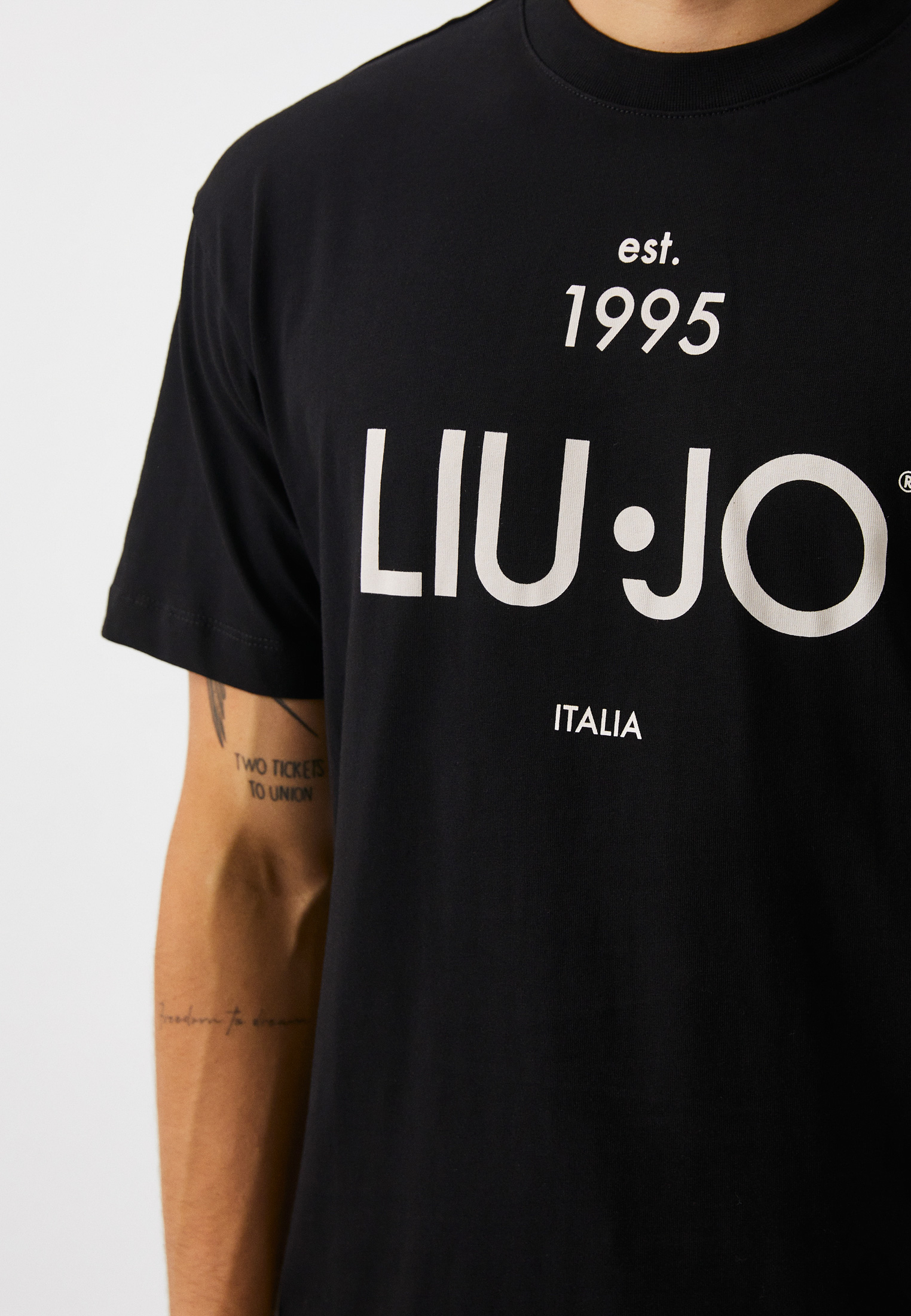 Мужская футболка Liu Jo Uomo (Лиу Джо Уомо) M000P204ESTTEE: изображение 8