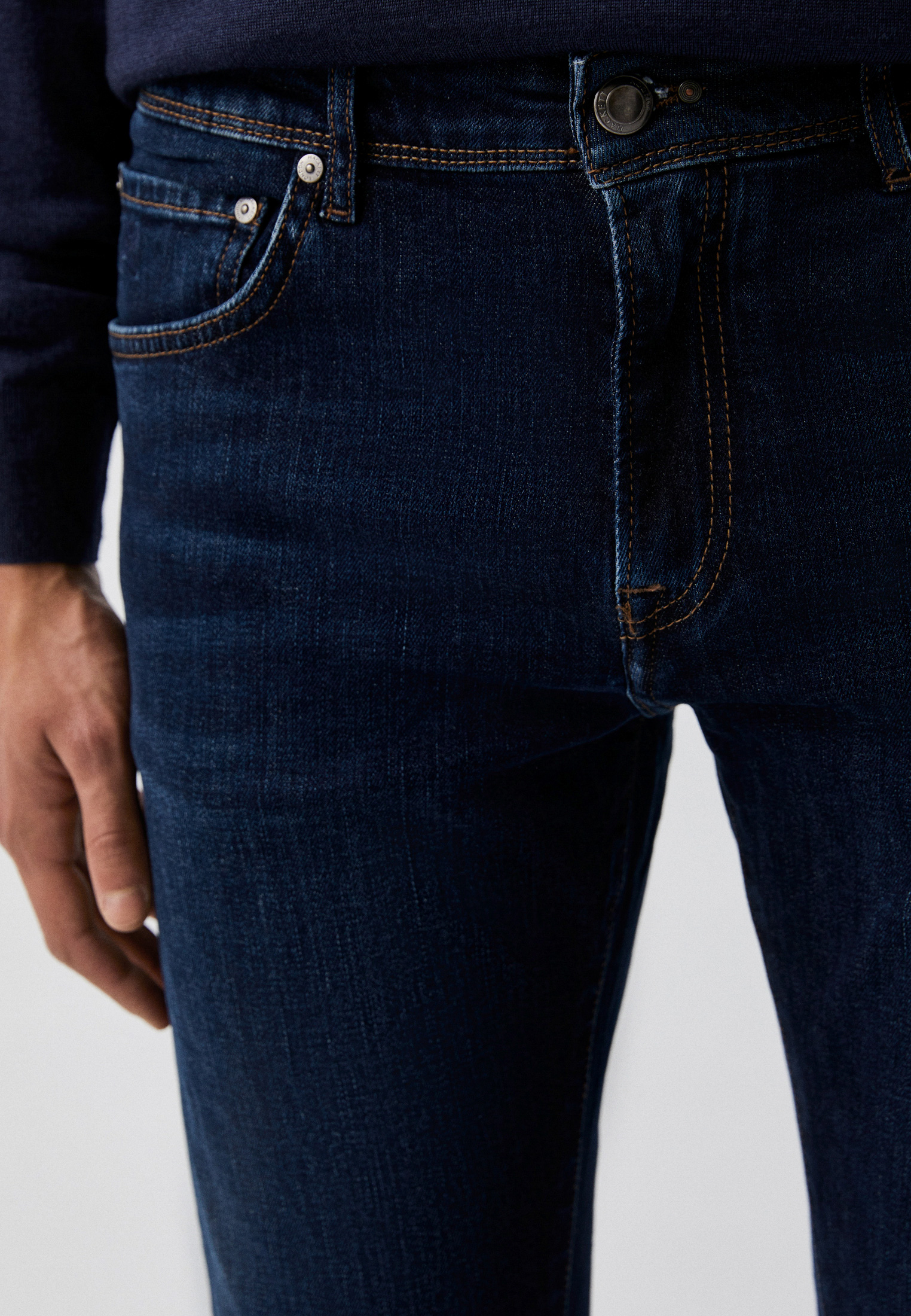 Зауженные джинсы Hackett London HM212516R: изображение 4