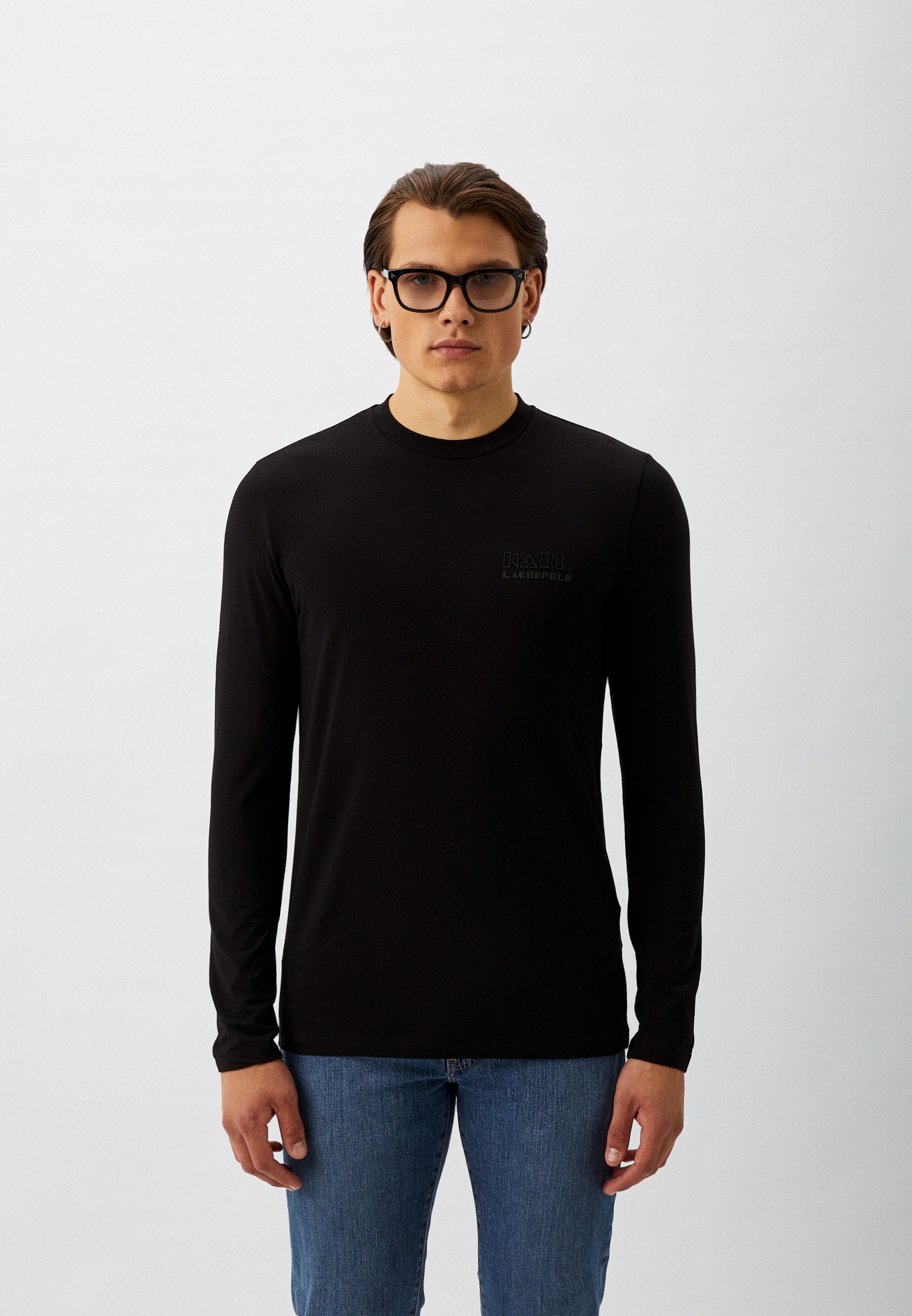 Футболка с длинным рукавом Karl Lagerfeld (Карл Лагерфельд) 755064 ...