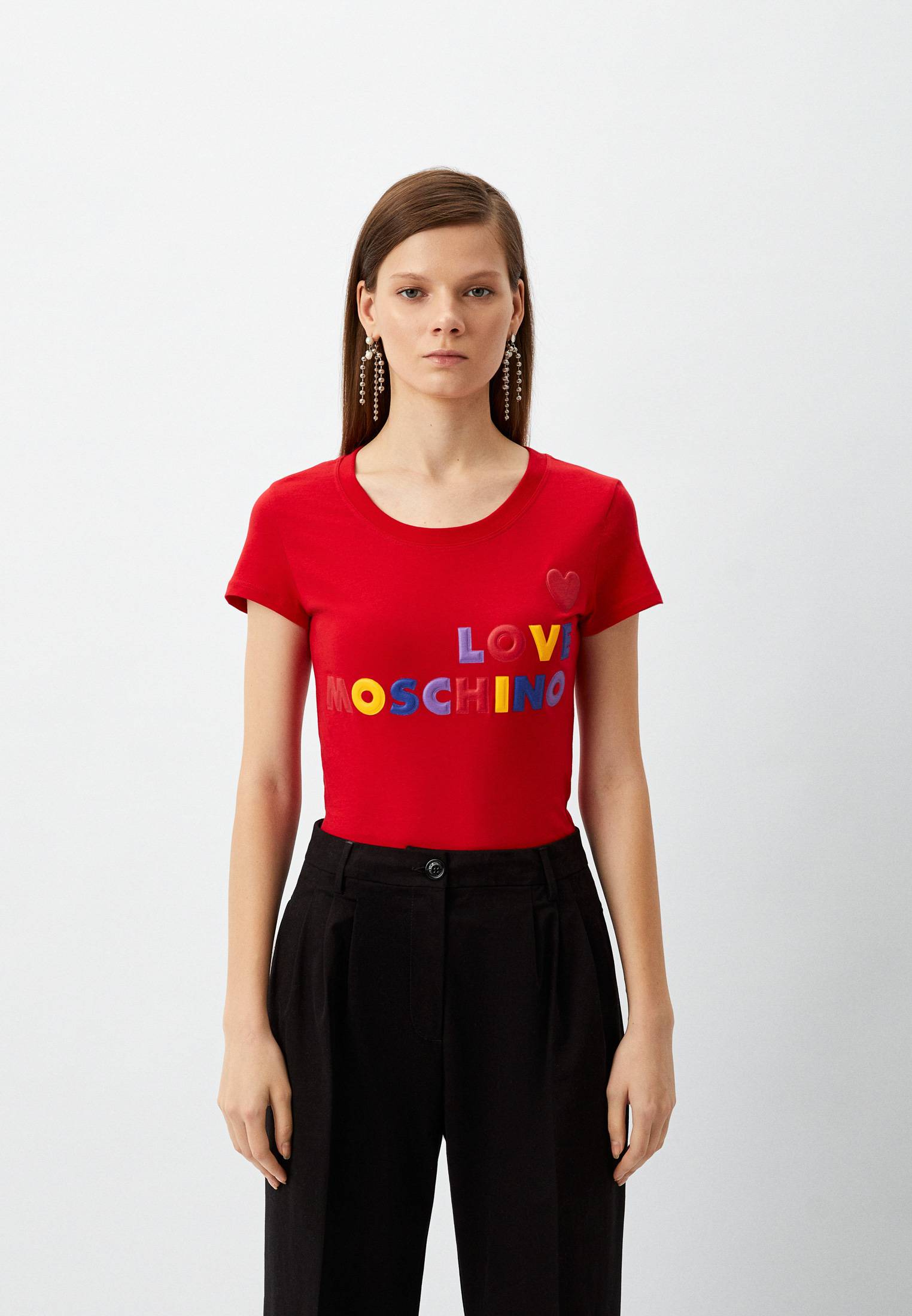 Футболка с коротким рукавом Love Moschino (Лав Москино) W 4 B19 5B M 4083