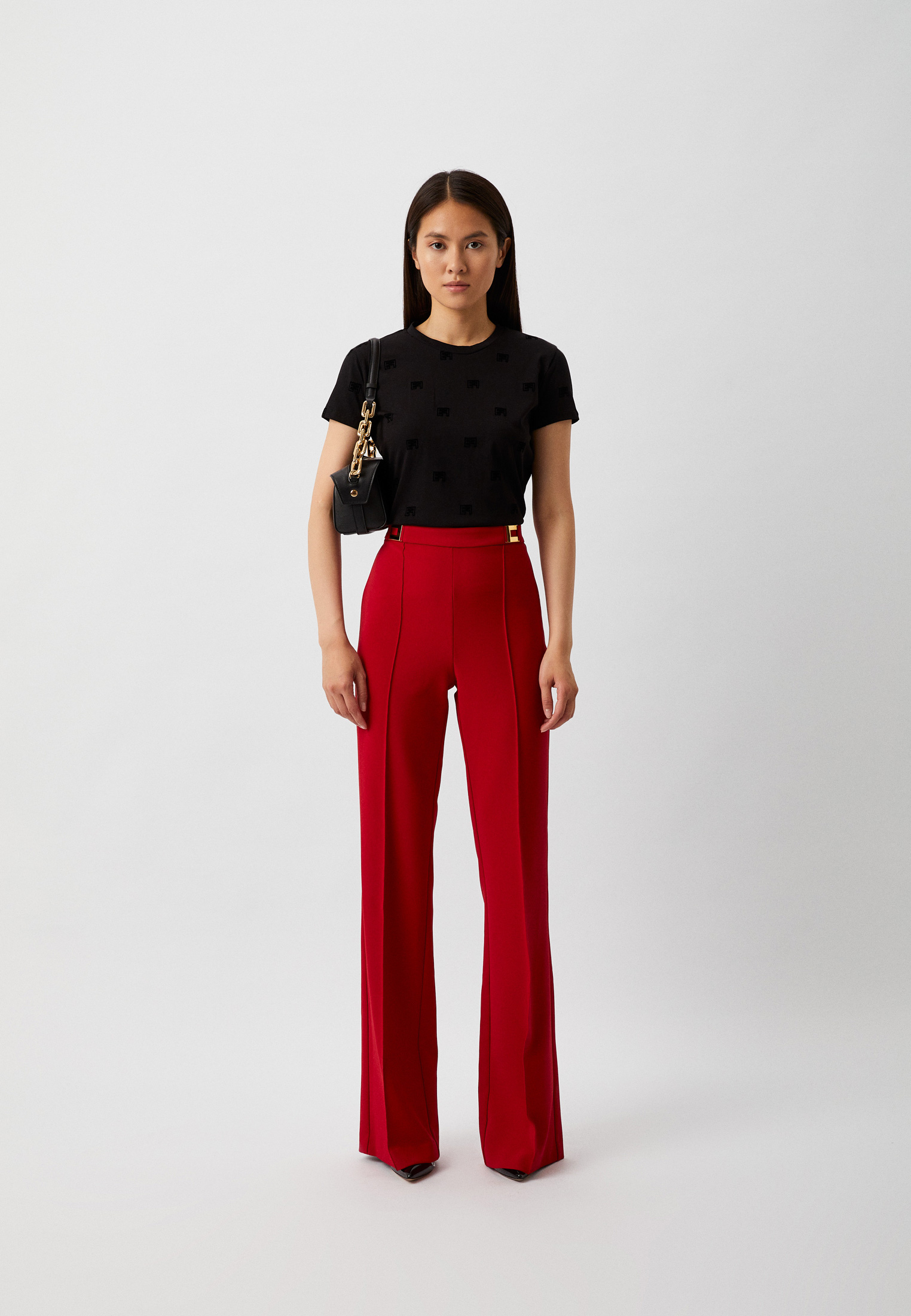 Elisabetta Franchi серый костюм