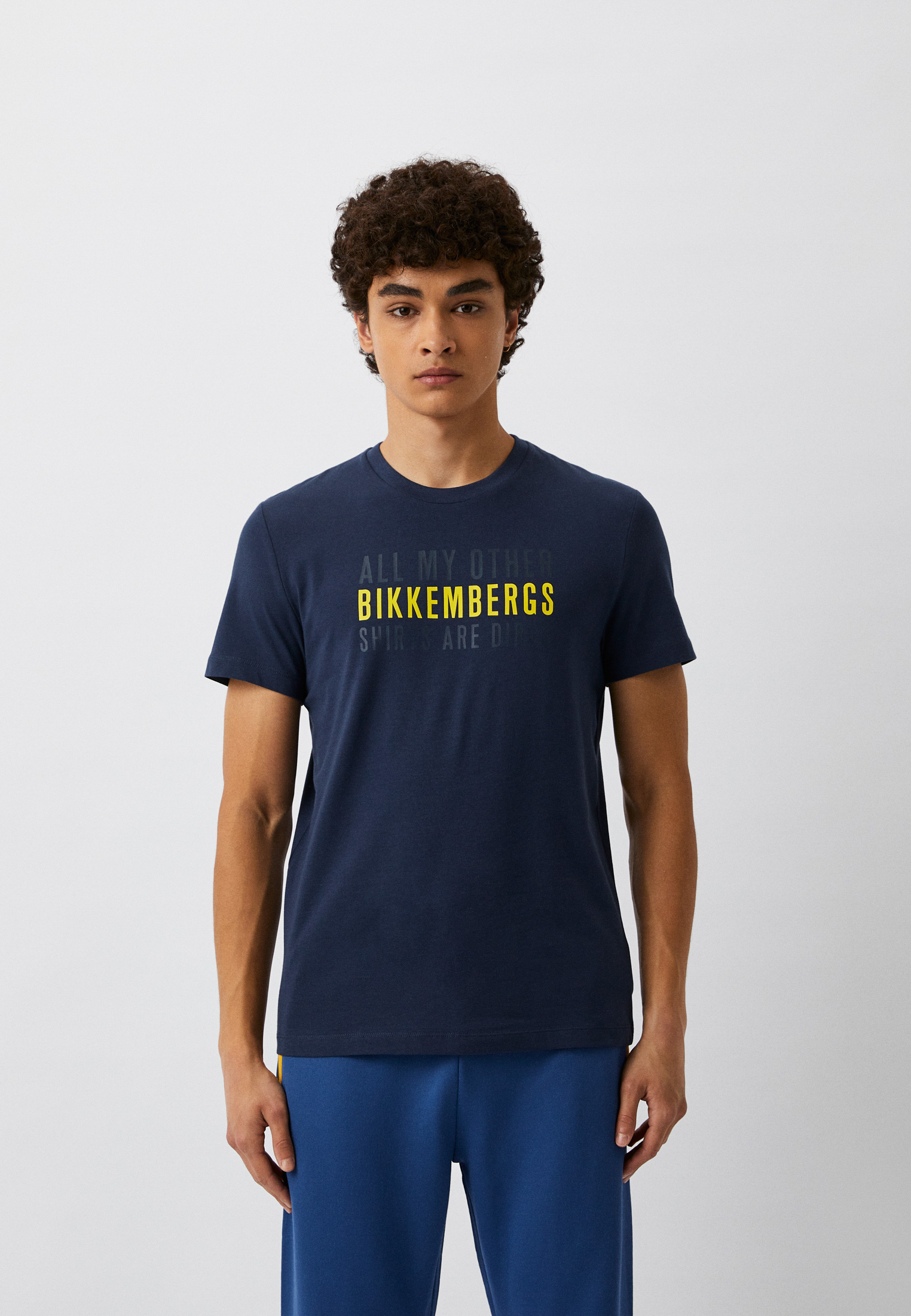 Мужская футболка Bikkembergs (Биккембергс) C 4 101 2C E 1811