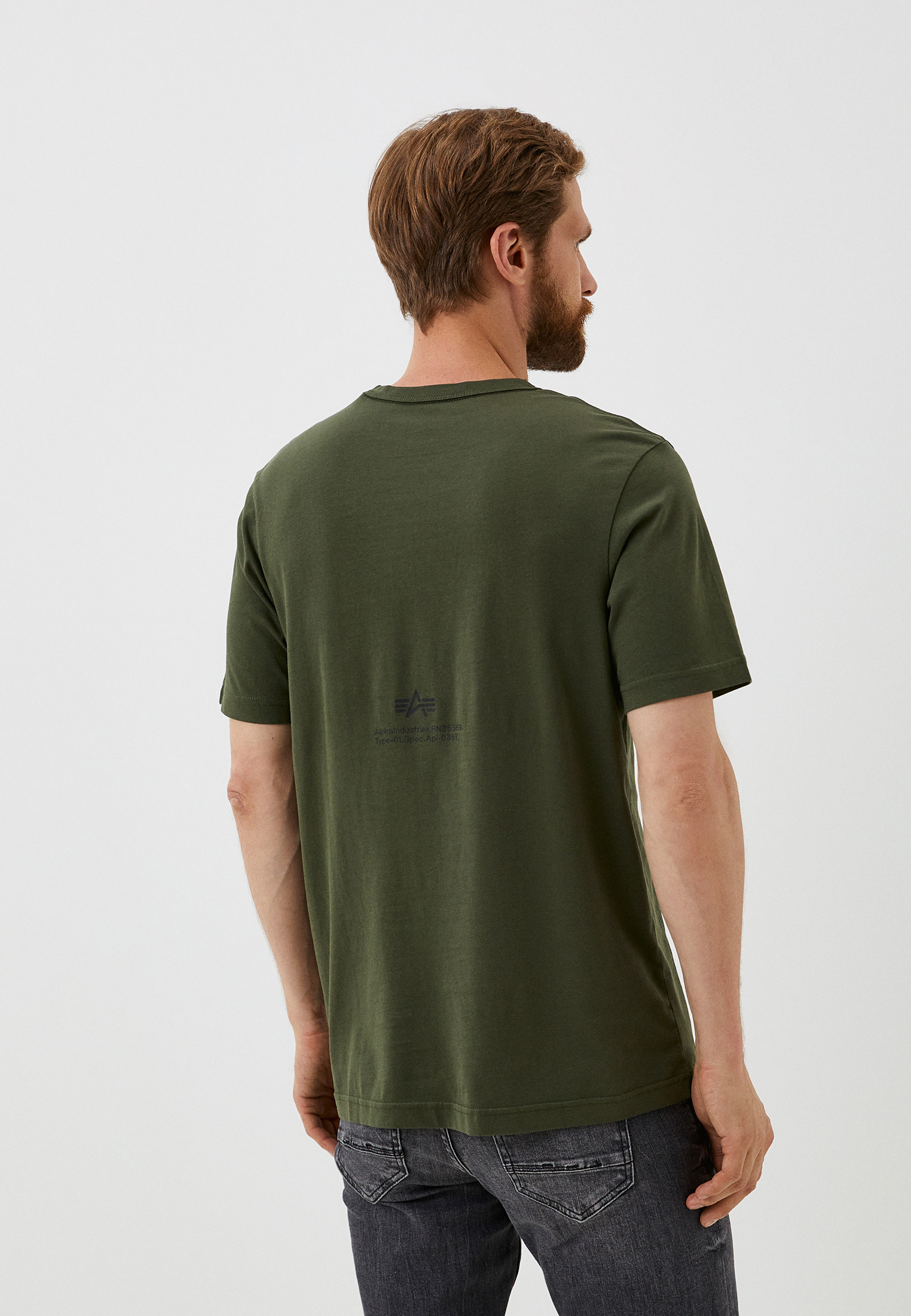 Футболка с коротким рукавом мужской Alpha Industries (Альфа Индастриз ...