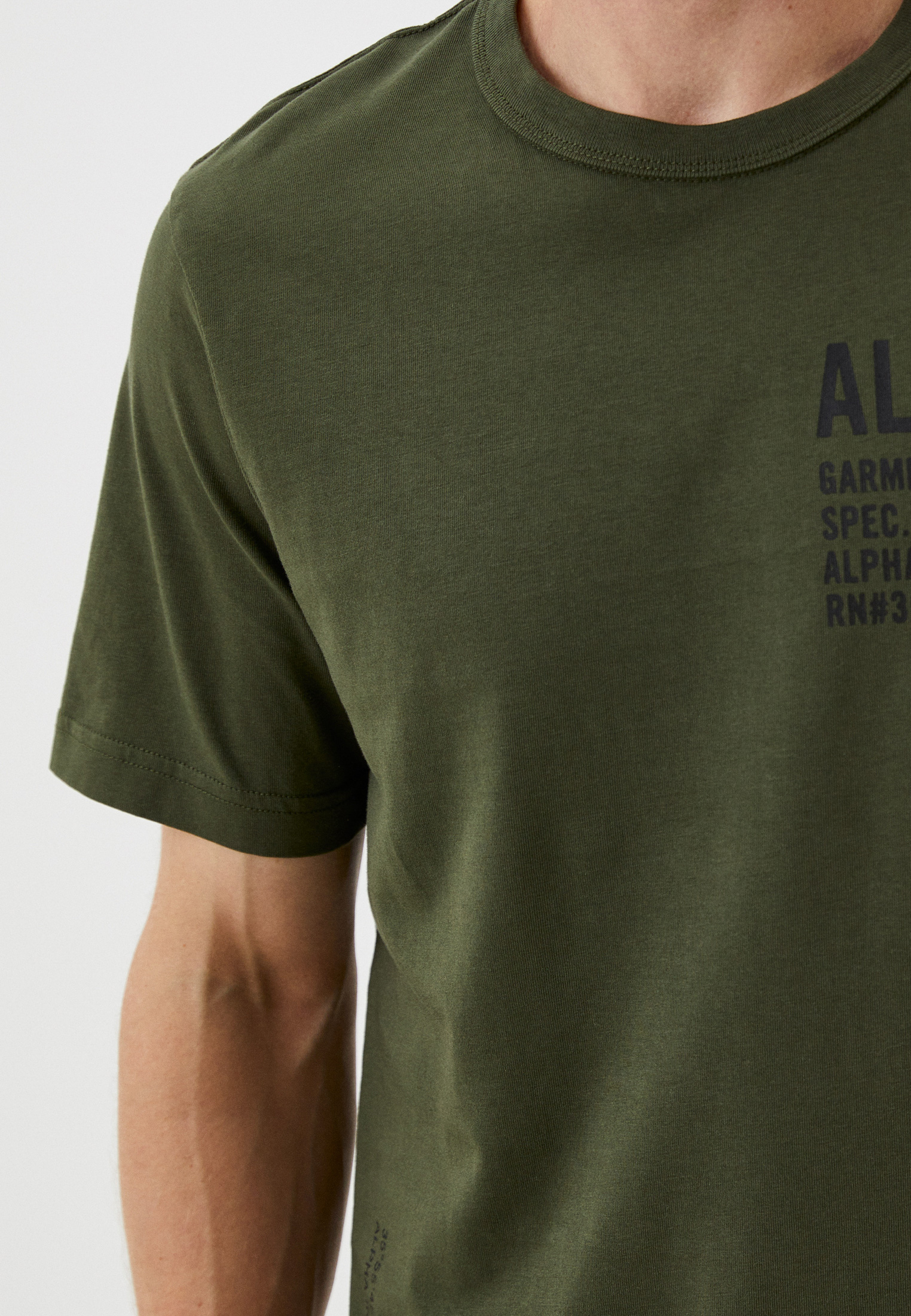 Футболка с коротким рукавом мужской Alpha Industries (Альфа Индастриз ...