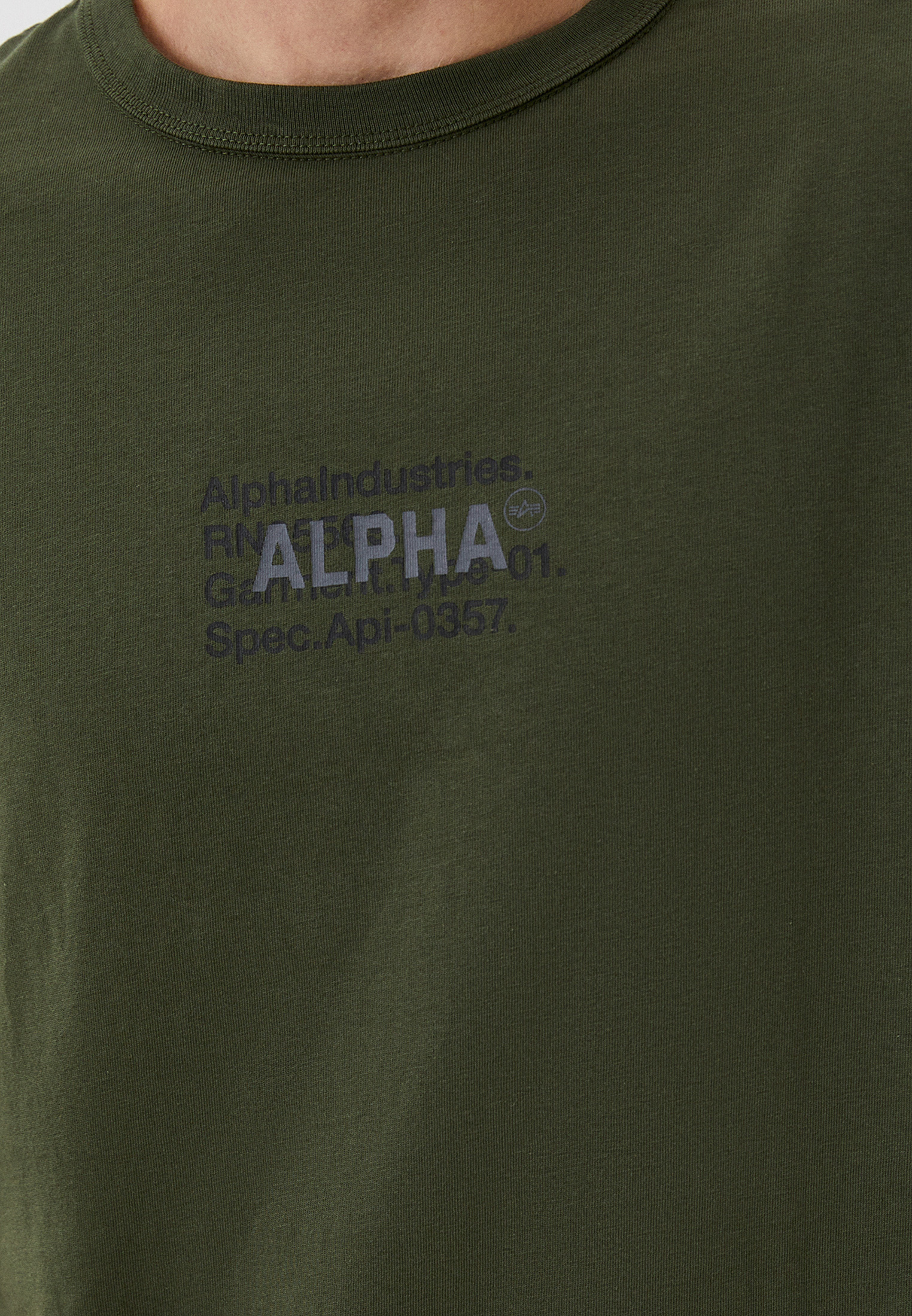 Футболка с коротким рукавом мужской Alpha Industries (Альфа Индастриз ...