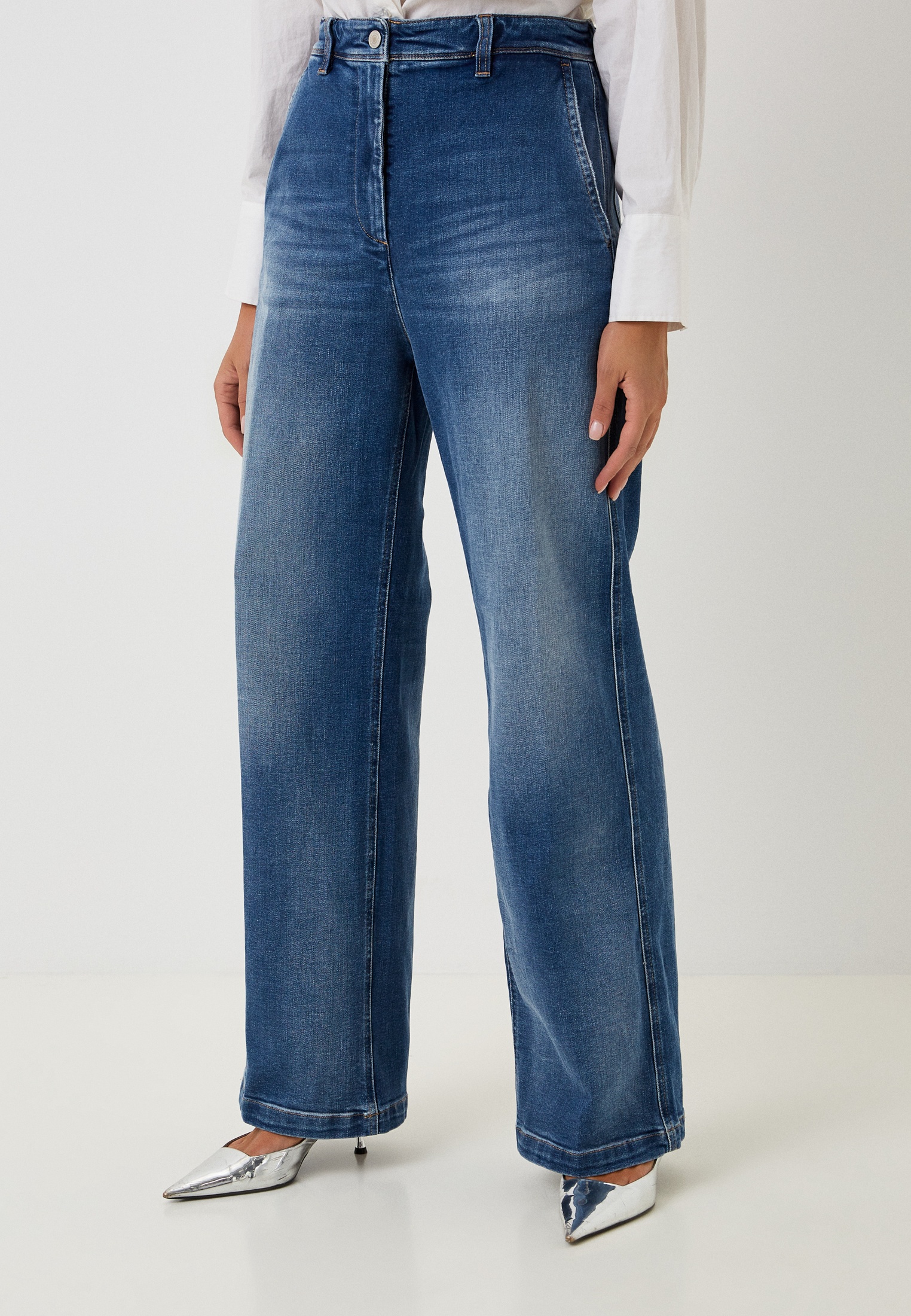 Широкие и расклешенные джинсы Replay (Реплей) W8149 .000.757 561