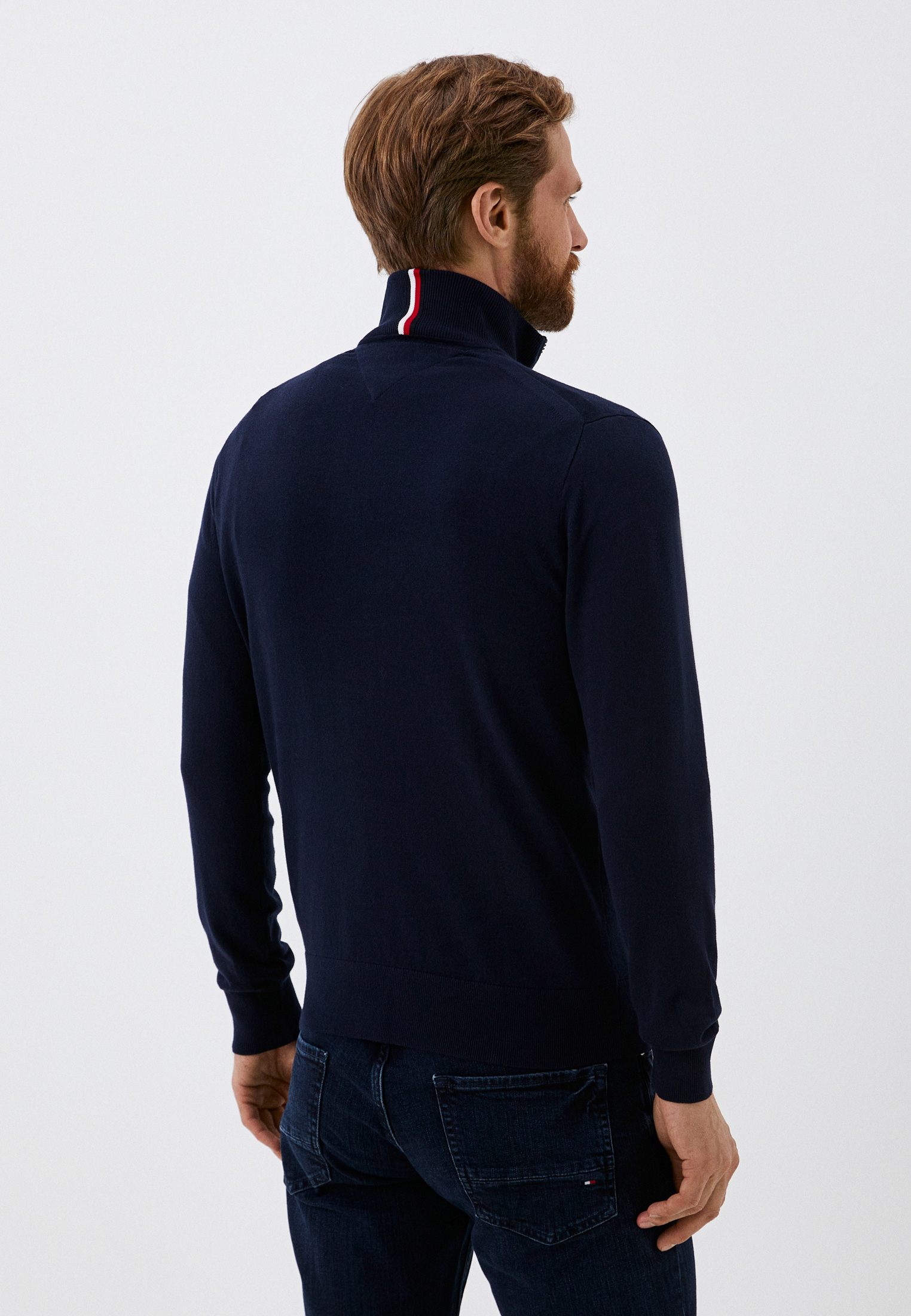 Джемпер мужской Tommy Hilfiger (Томми Хилфигер) MW0MW25352 цвет синий ...