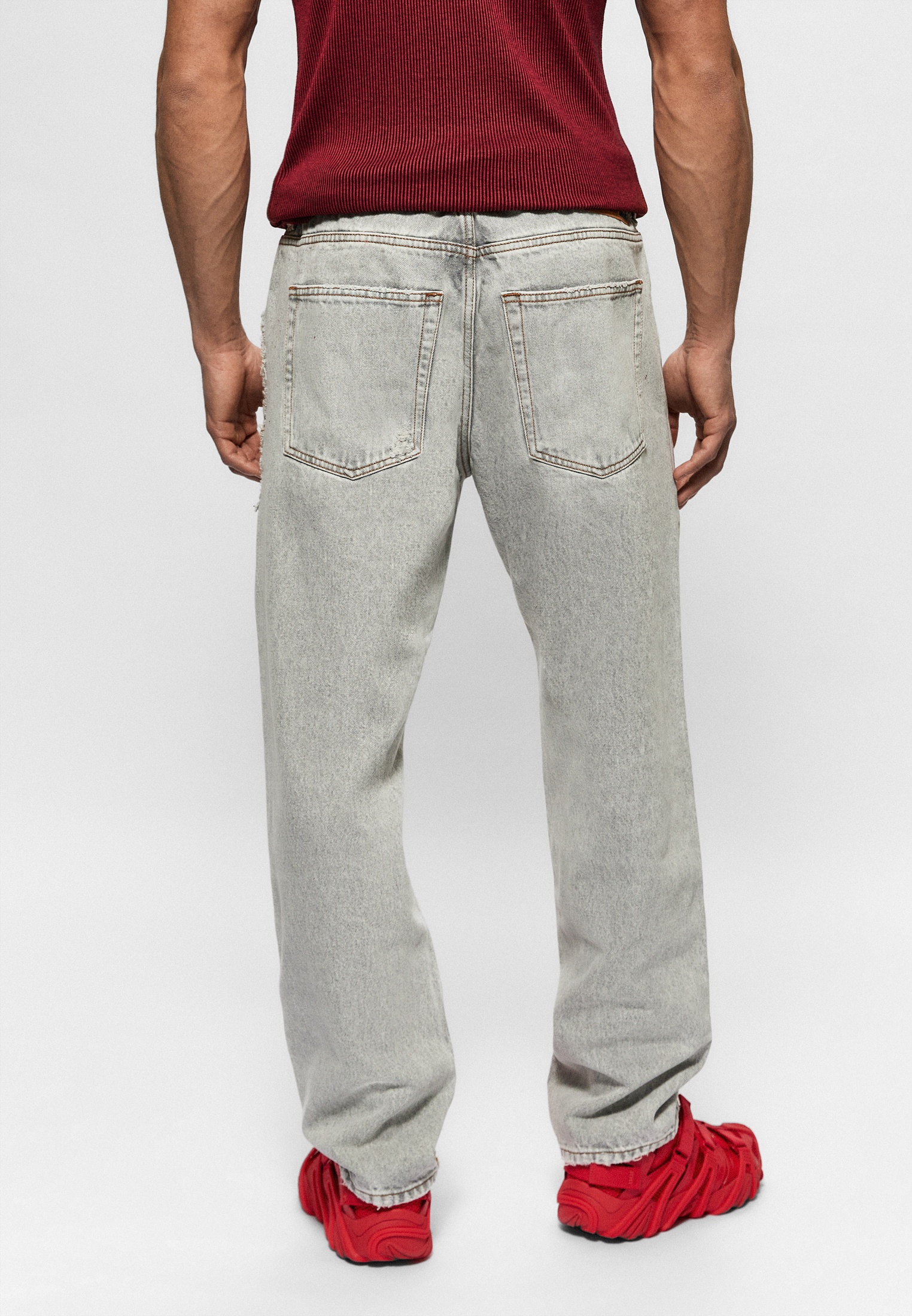 Мужские прямые джинсы Diesel (Дизель) A03564007D9: изображение 7