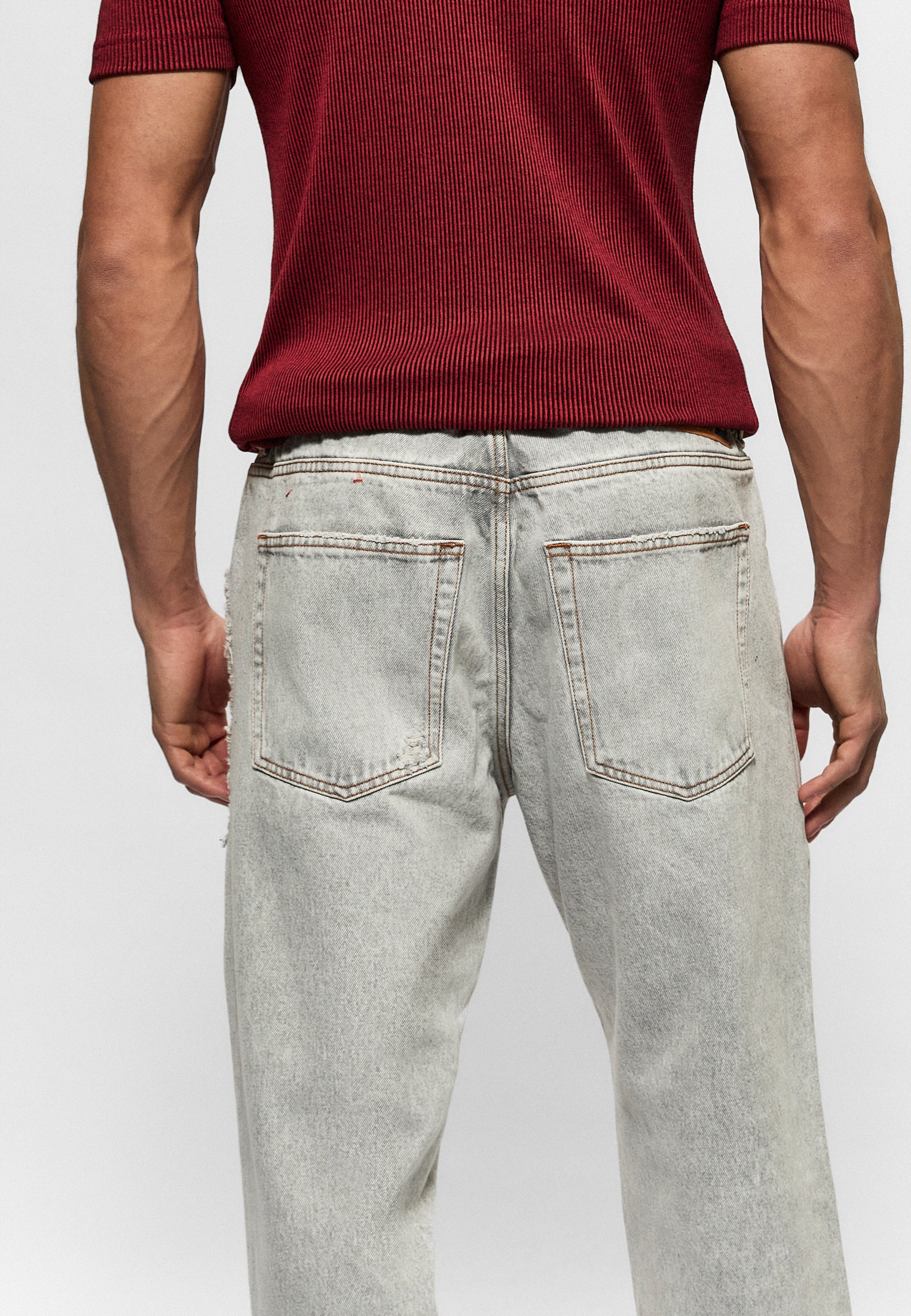 Мужские прямые джинсы Diesel (Дизель) A03564007D9: изображение 9