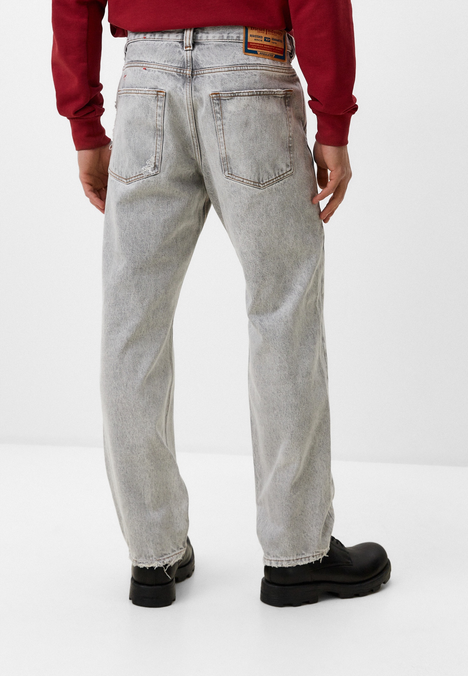 Мужские прямые джинсы Diesel (Дизель) A03564007D9: изображение 12