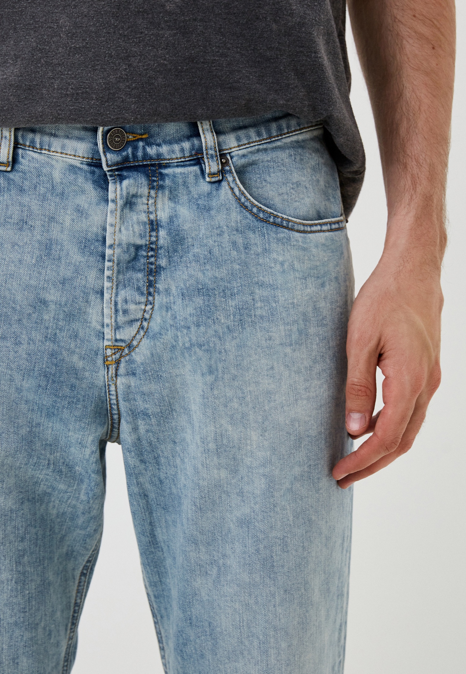 Мужские зауженные джинсы Diesel (Дизель) A035710GDAM: изображение 4