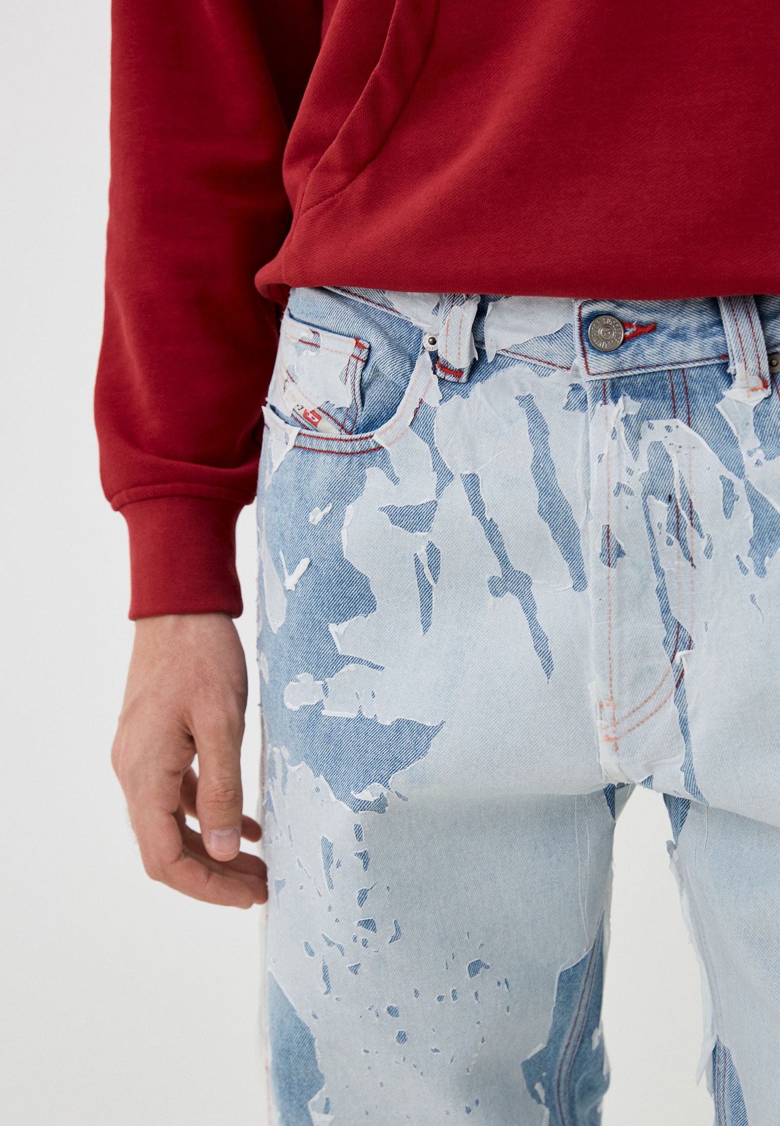 Мужские прямые джинсы Diesel (Дизель) A05956007B6: изображение 4