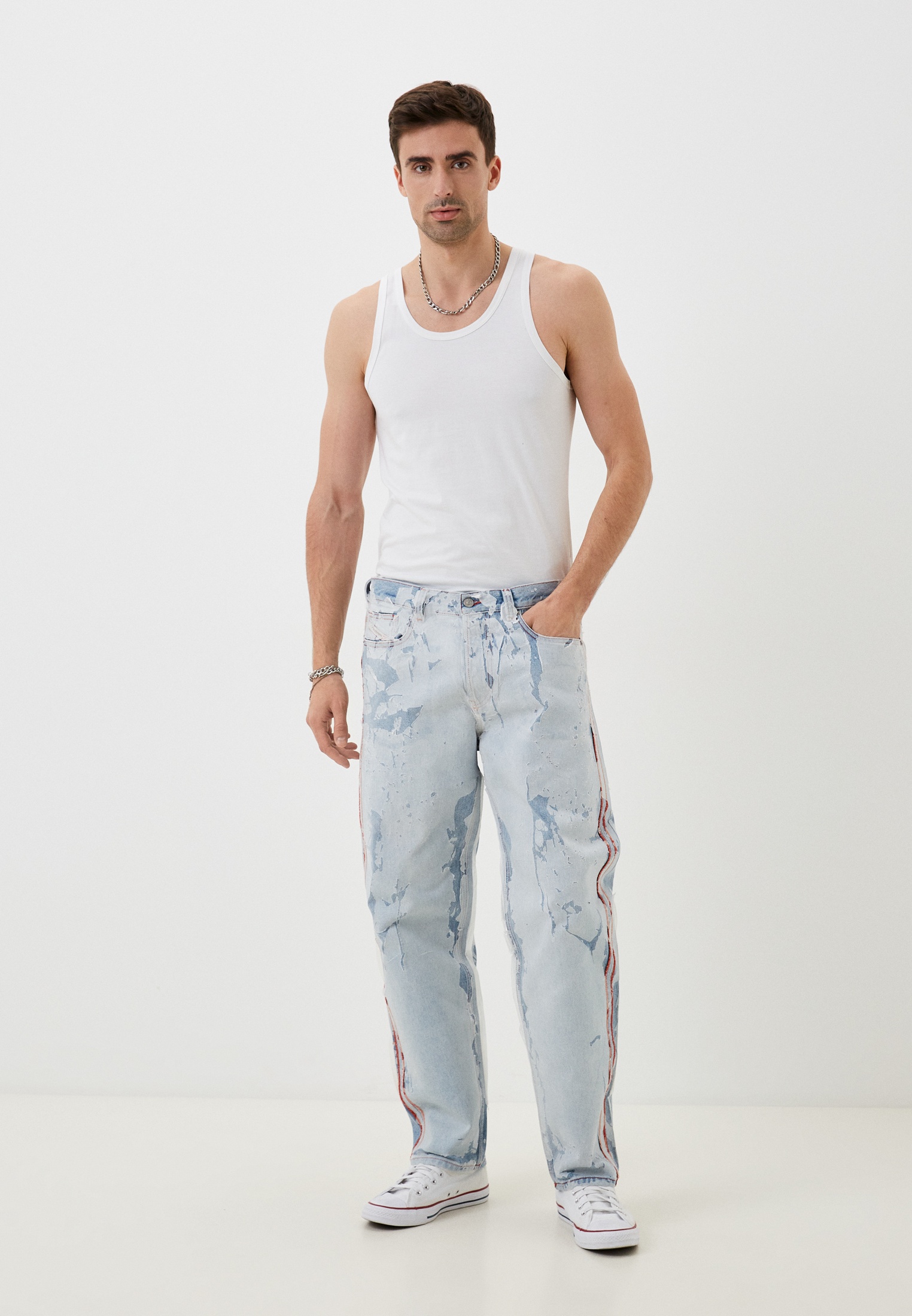 Мужские прямые джинсы Diesel (Дизель) A05956007B6: изображение 6