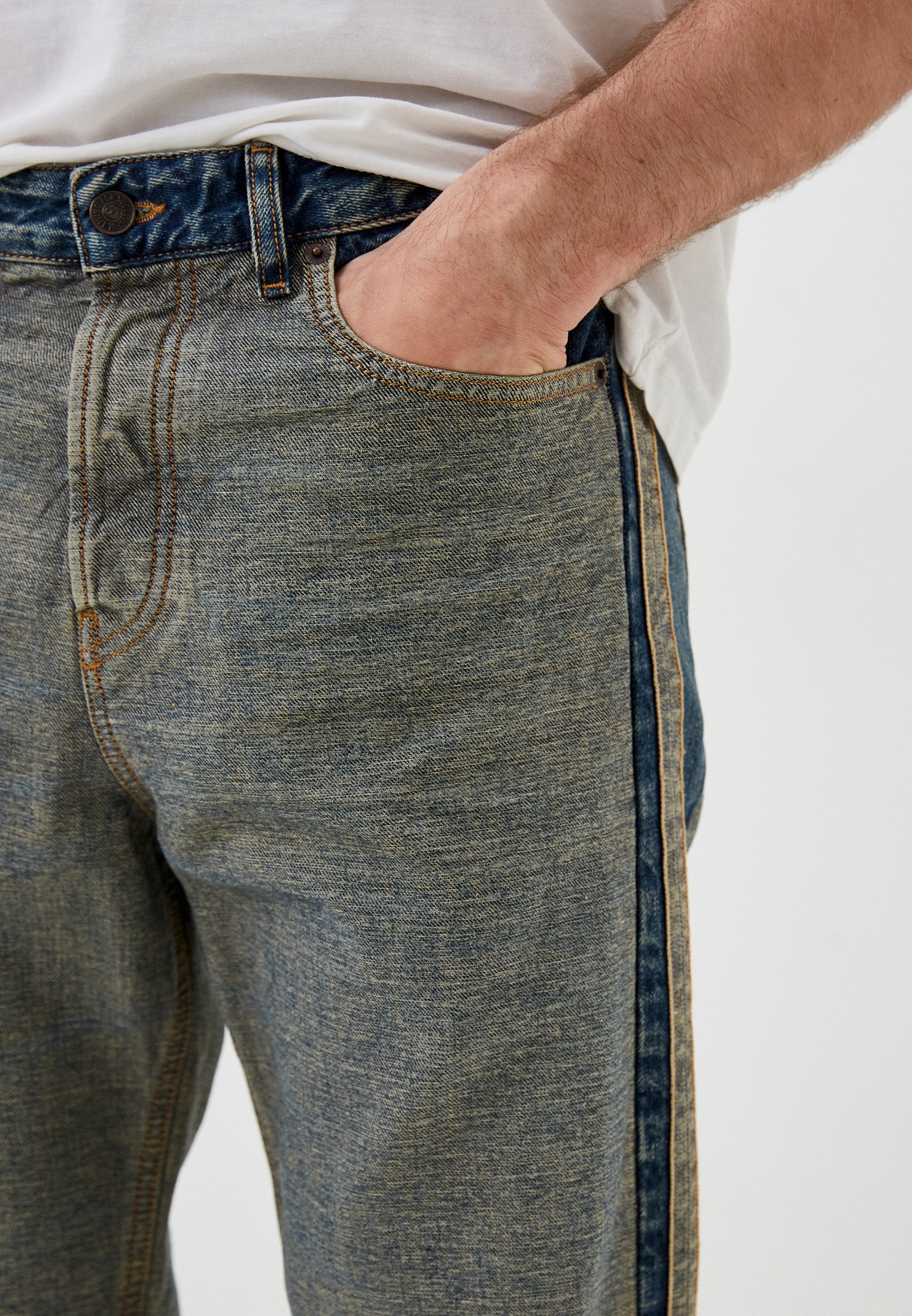 Мужские прямые джинсы Diesel (Дизель) A06361007F4: изображение 4