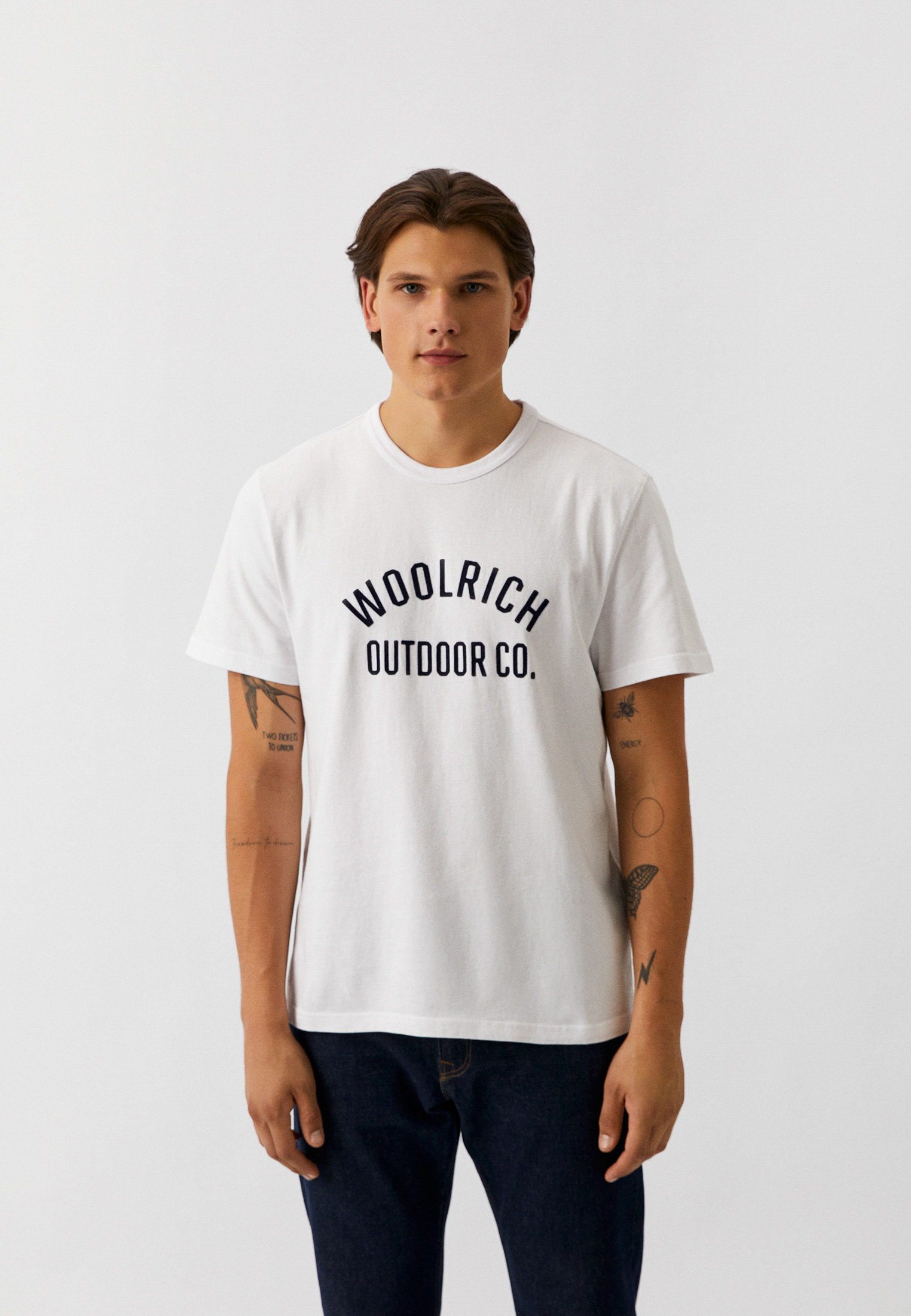 Мужская футболка Woolrich (Вулрич) CFWOTE0107MRUT3385