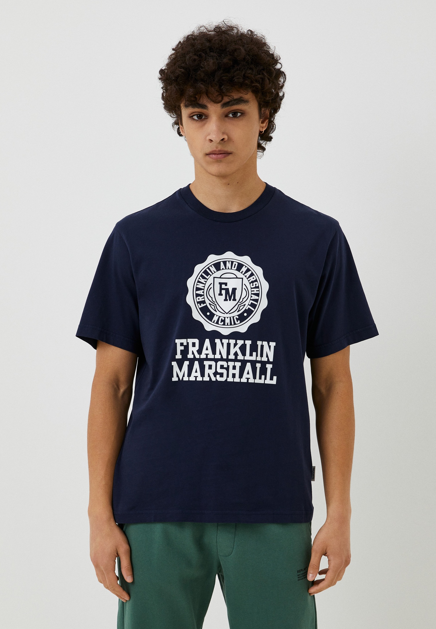 Футболка с коротким рукавом Franklin & Marshall JM3014.000.1009P01
