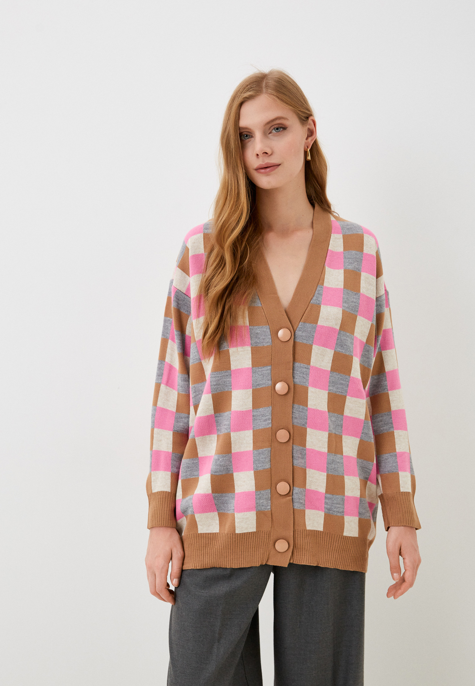 Кардиган Pink Orange PO23-157-3