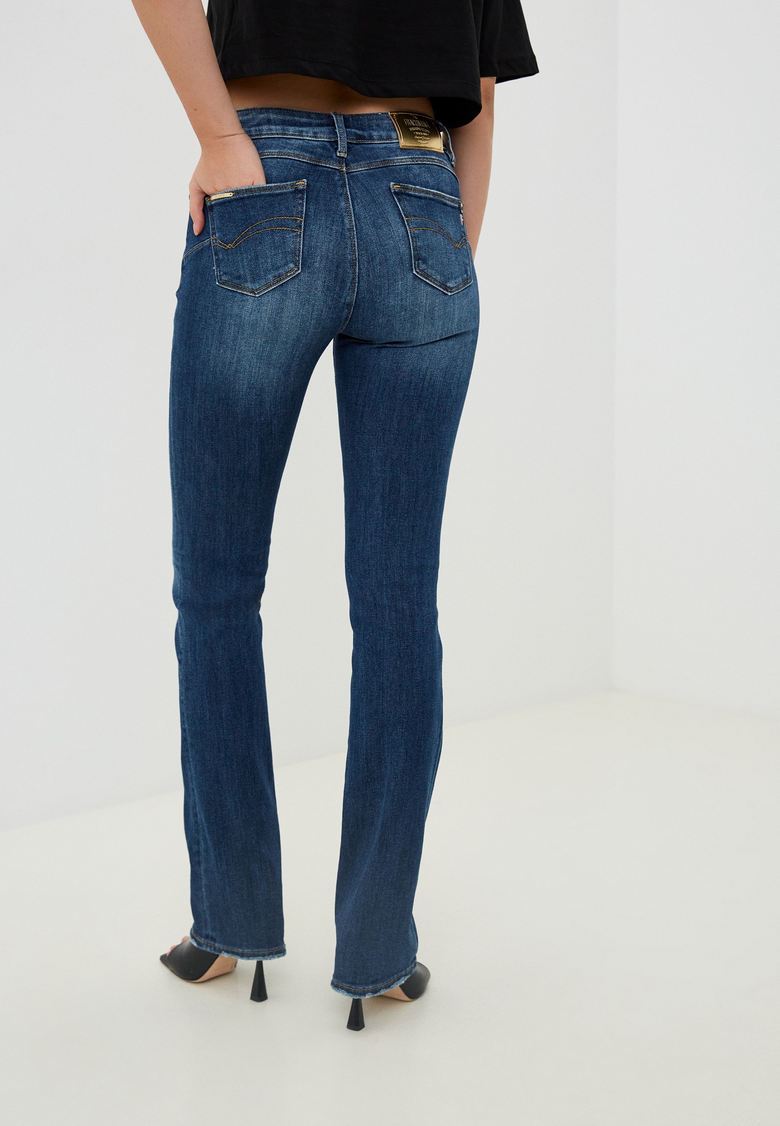 Широкие и расклешенные джинсы Fracomina FP23WV8020D40102: изображение 3