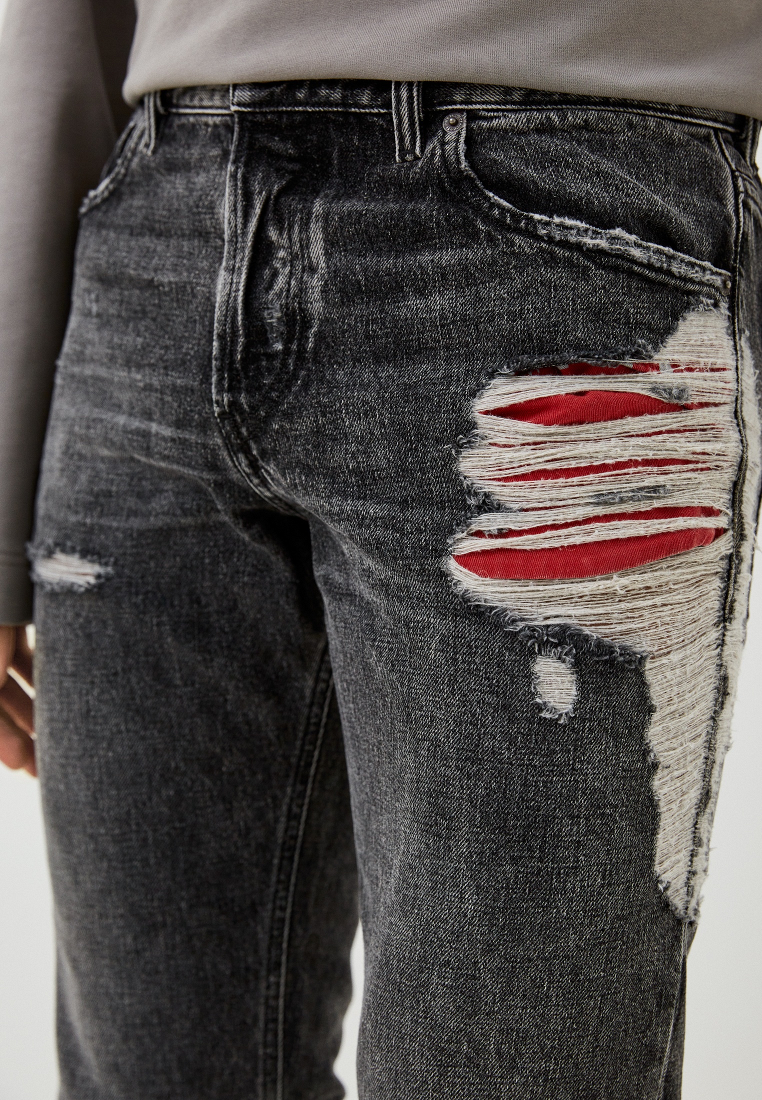 Мужские зауженные джинсы Diesel (Дизель) A11459007S1: изображение 4