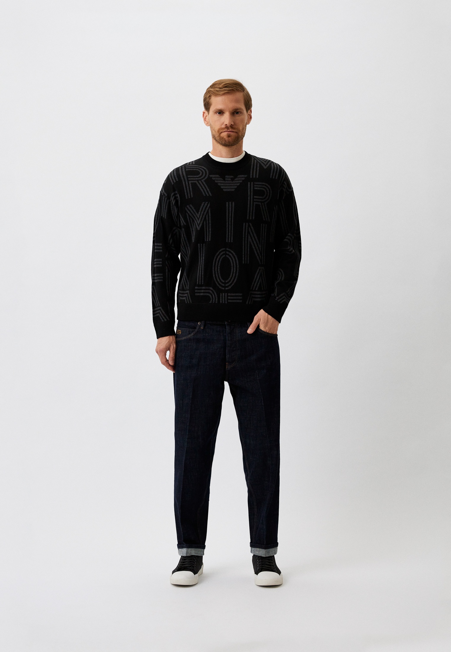 Мужские прямые джинсы Emporio Armani 6R1J69 1DQTZ купить за 20700 руб.