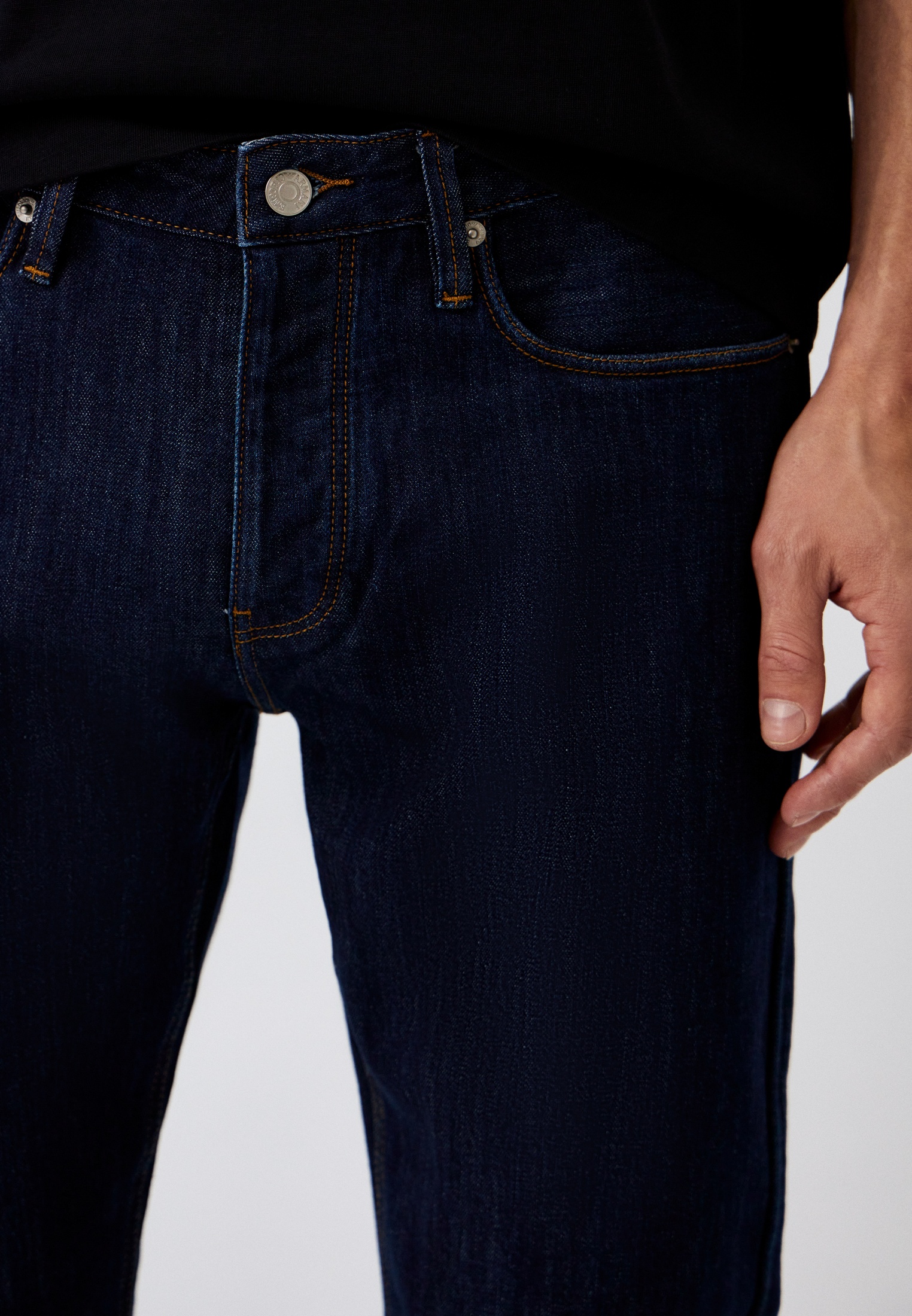 Мужские зауженные джинсы Emporio Armani (Эмпорио Армани) 6R1J75 1DQSZ: изображение 4