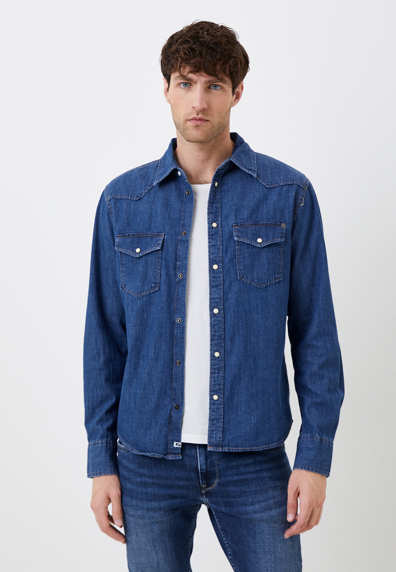 Рубашка мужская Pepe Jeans (Пепе Джинс) PM307489HS8 купить за 5450 руб.