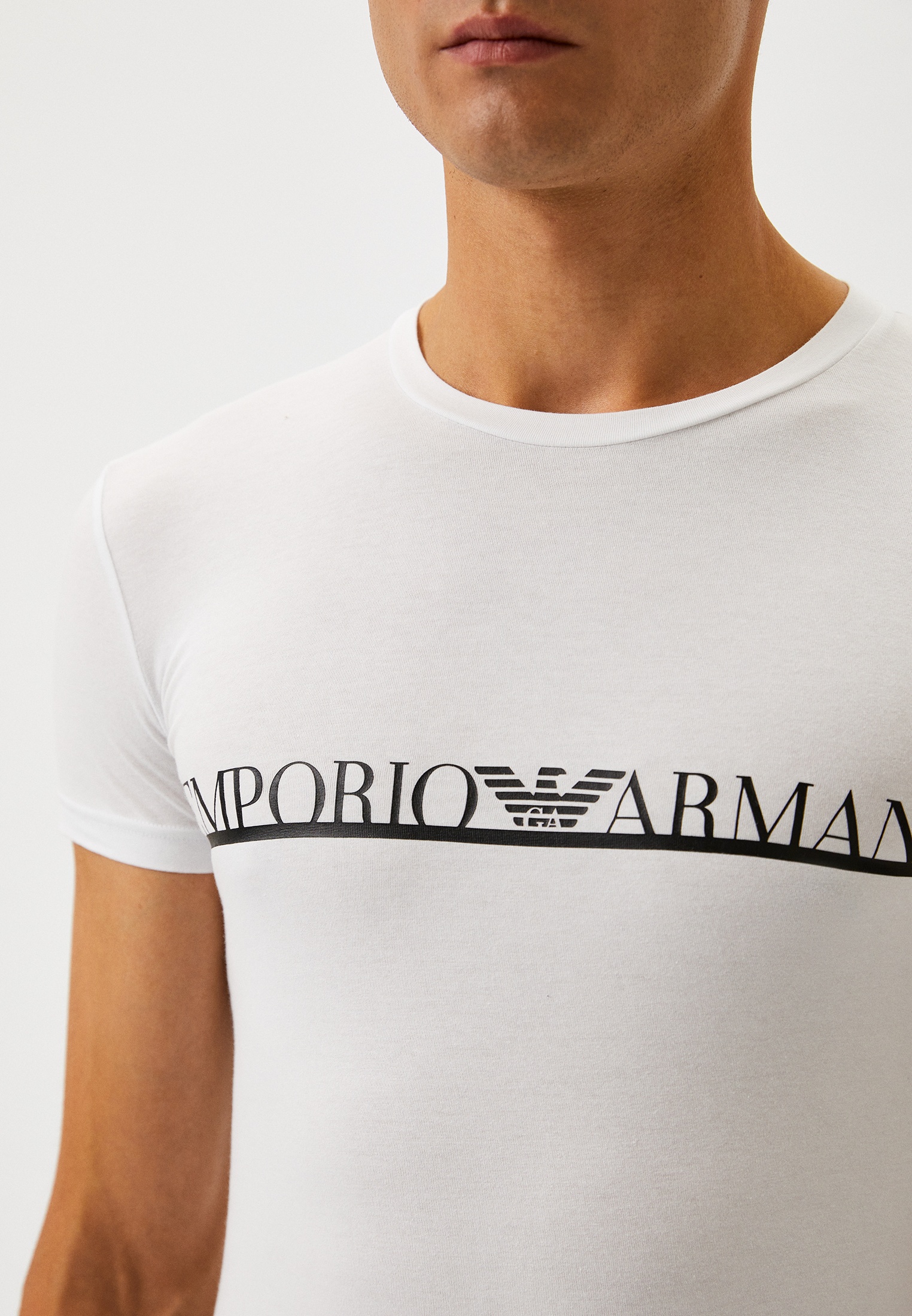 Домашняя футболка Emporio Armani (Эмпорио Армани) 111035 3F729: изображение 4