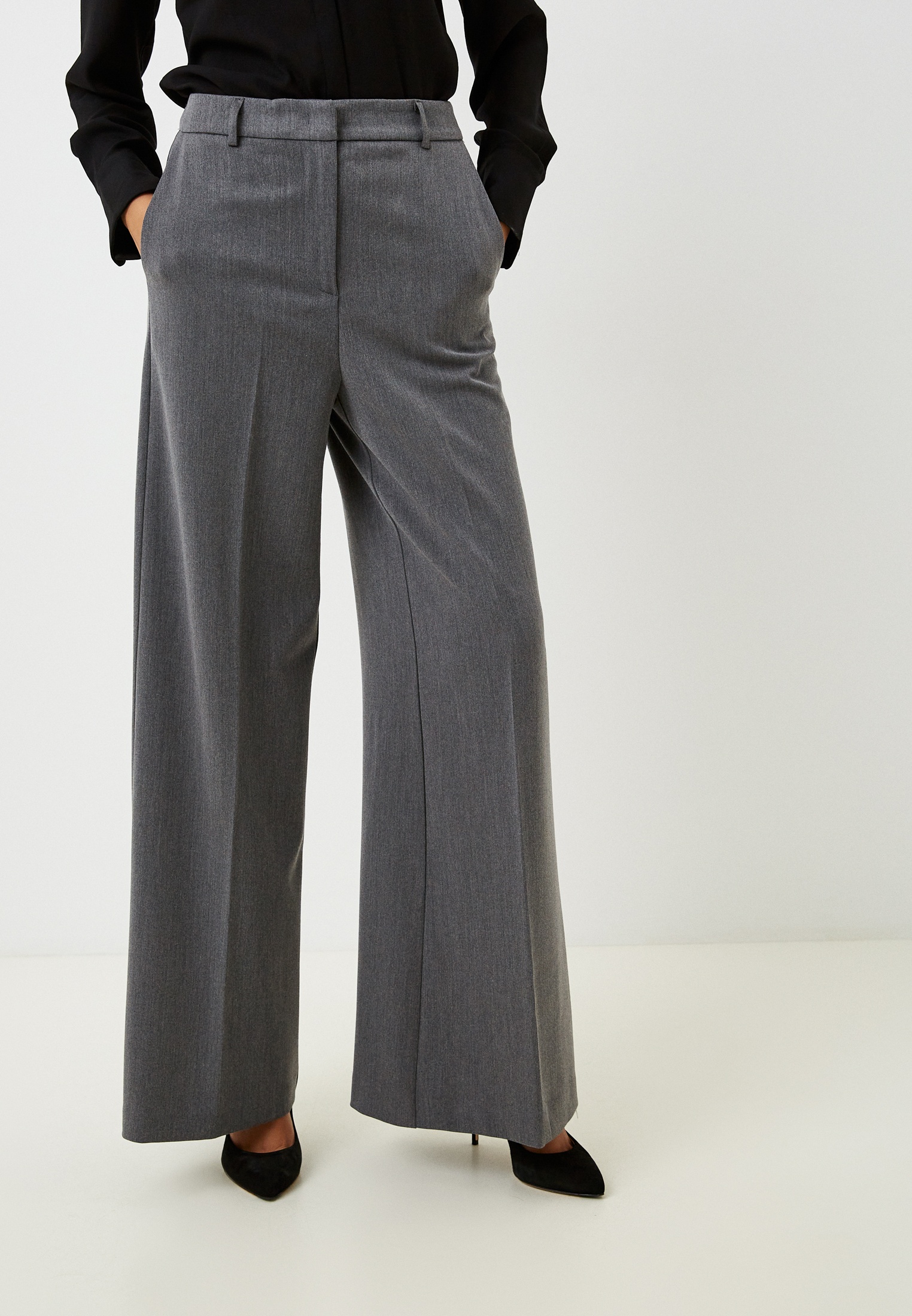 Серые женские классические брюки - купить серые брюки классика со стрелкамив интернет магазине