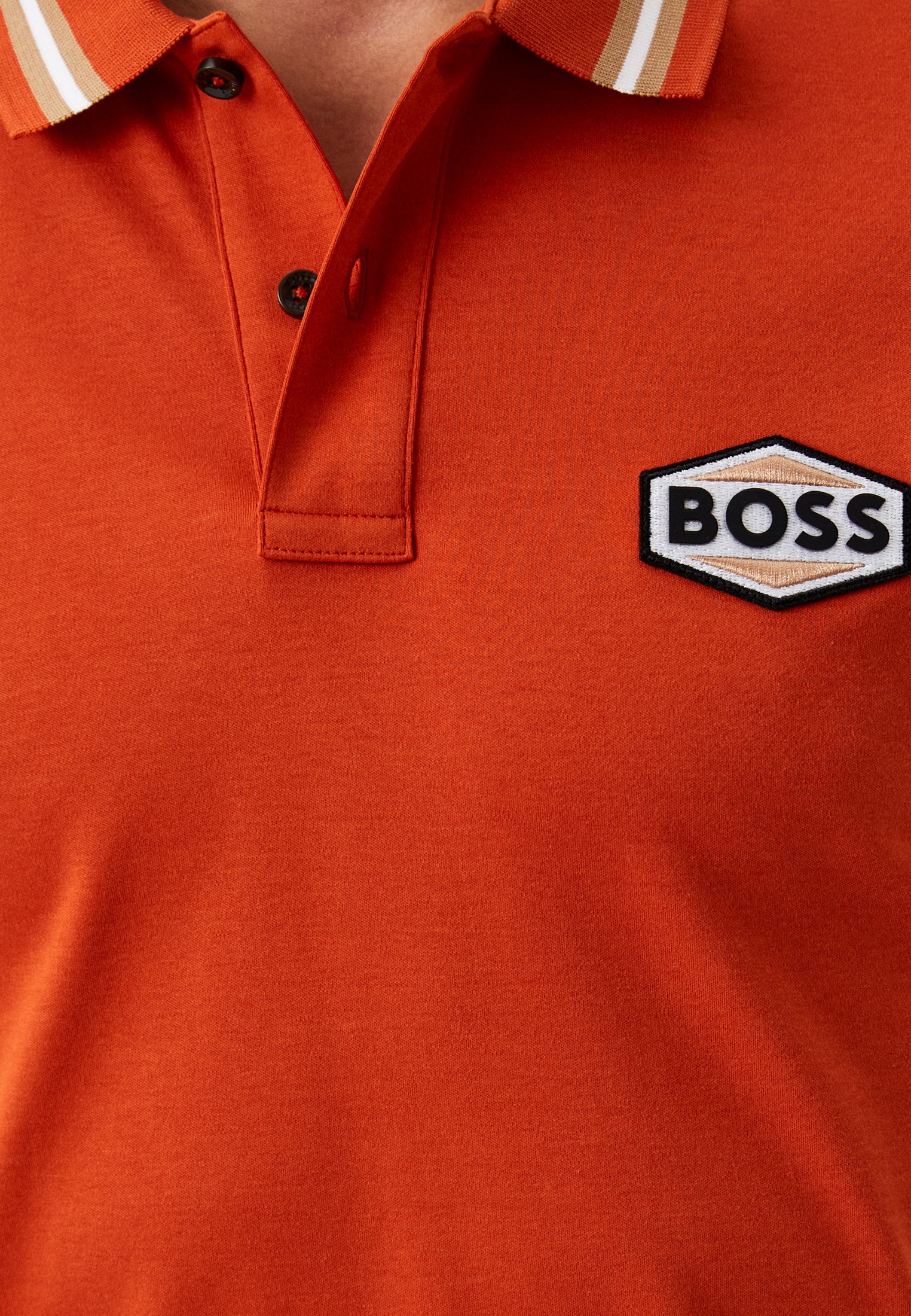 Мужские поло Boss (Босс) 50495553: изображение 4