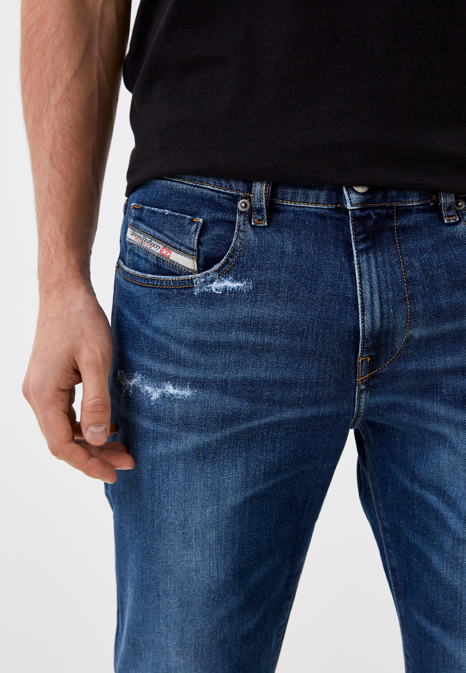 Мужские зауженные джинсы Diesel (Дизель) A0355809E07: изображение 4