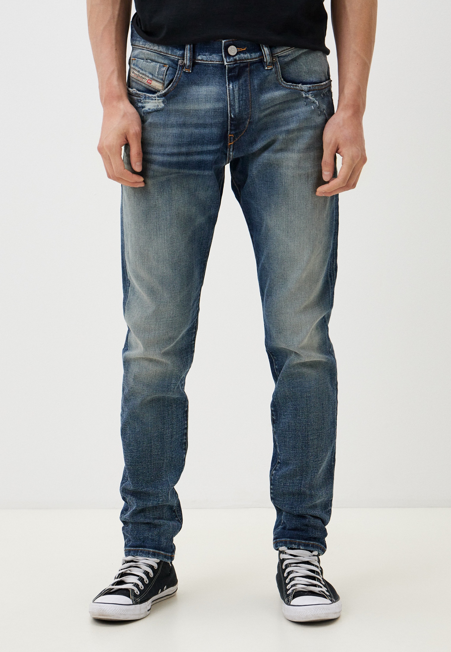 Мужские зауженные джинсы Diesel (Дизель) A0355809E15: изображение 5