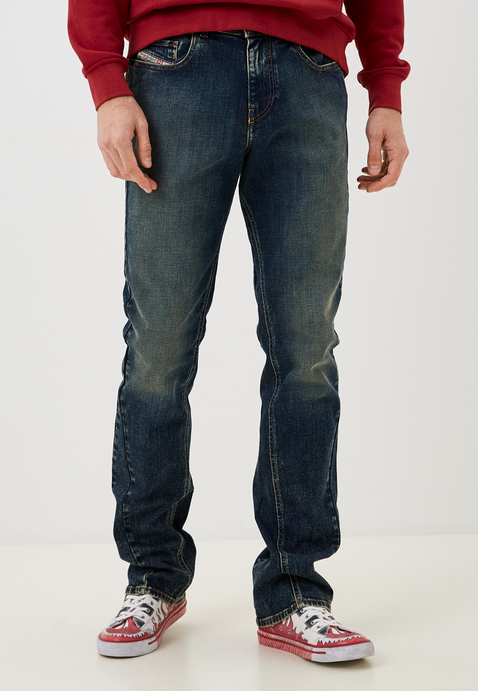 Мужские прямые джинсы Diesel (Дизель) A0414409B91