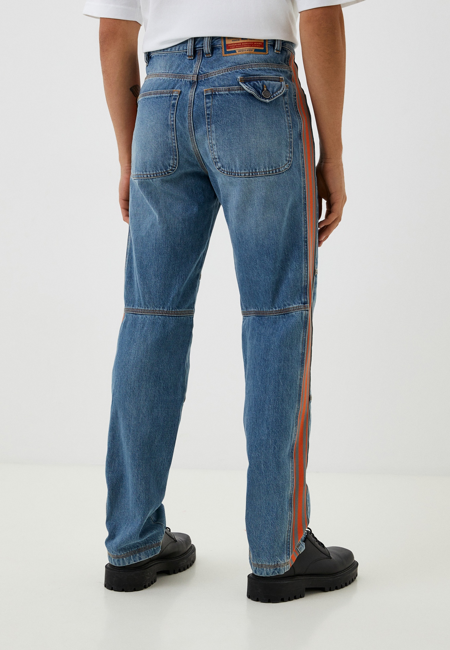 Мужские прямые джинсы Diesel (Дизель) A069280EIAW: изображение 3