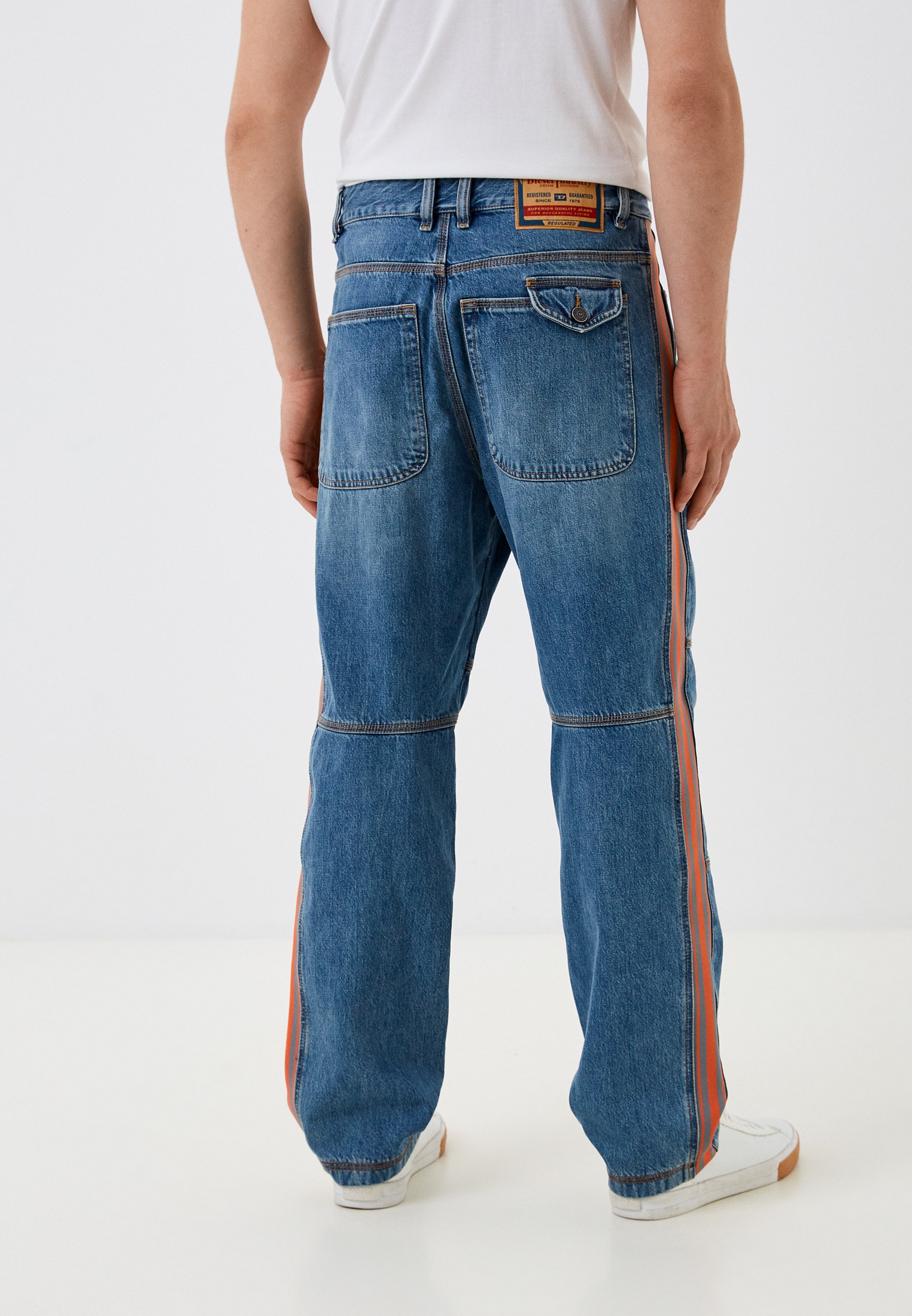 Мужские прямые джинсы Diesel (Дизель) A069290EIAW: изображение 3