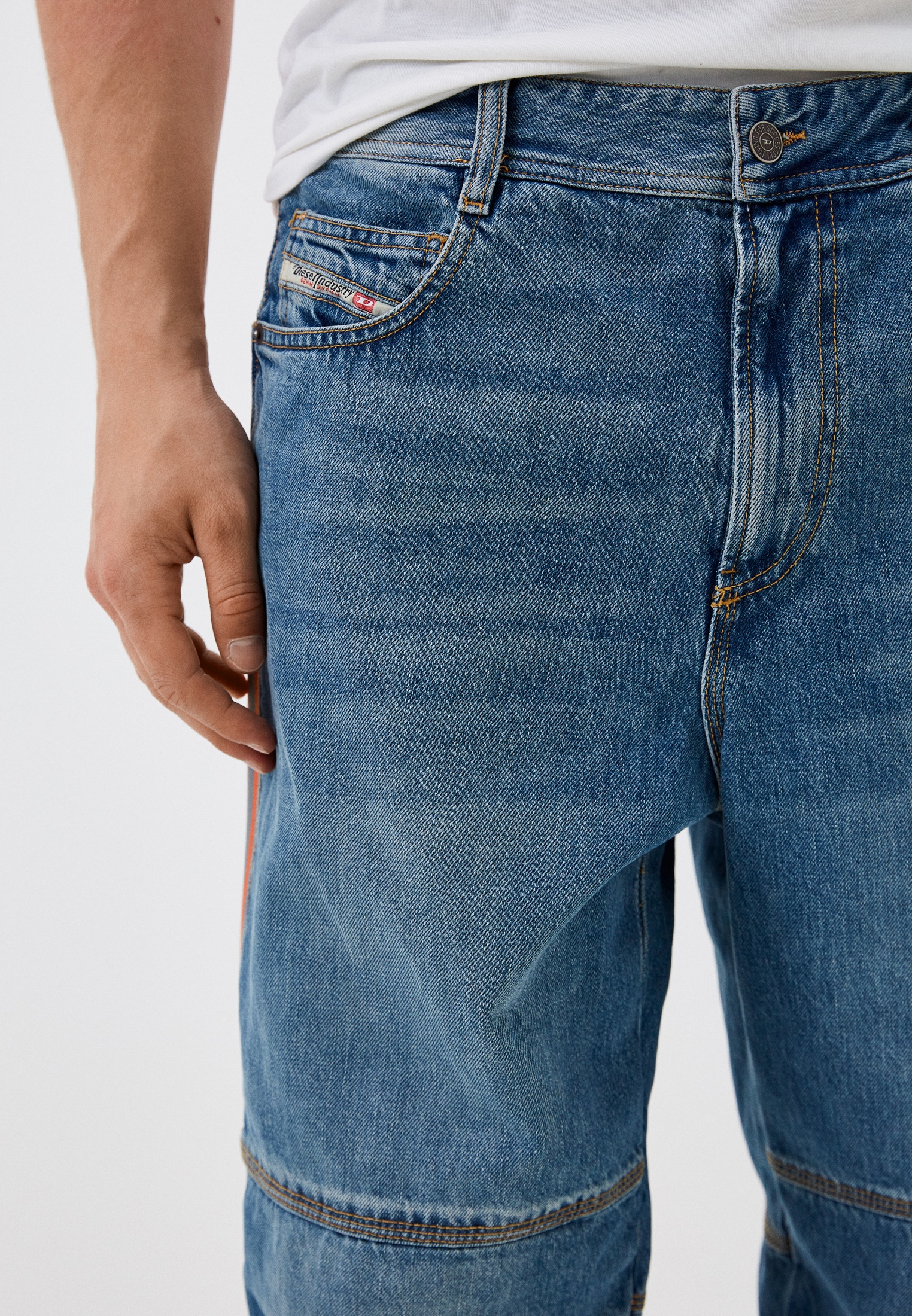 Мужские прямые джинсы Diesel (Дизель) A069290EIAW: изображение 4