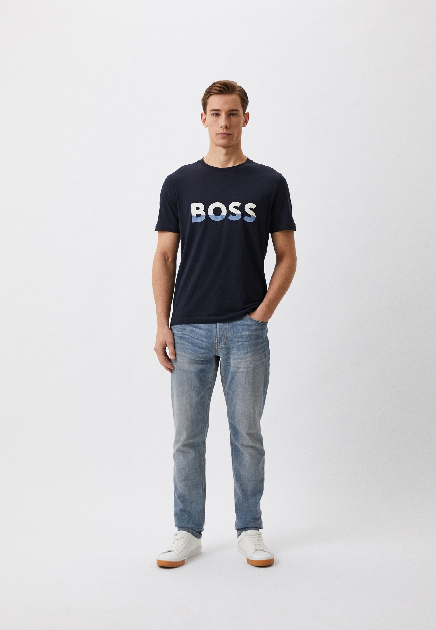Мужская футболка Boss (Босс) 50477616: изображение 6