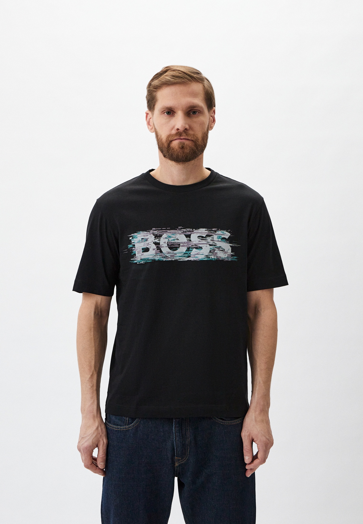Мужская футболка Boss (Босс) 50503542: изображение 1